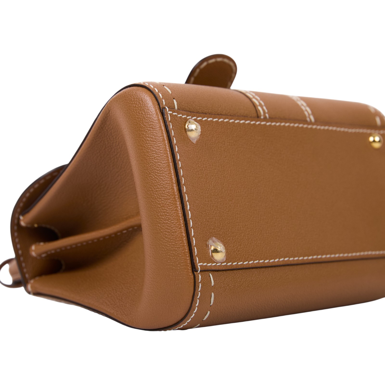 德爾沃 DELVAUX  Brillant Mini Surpique 手提包 AA0406ADW0ADADO  防塵袋/背帶/保證卡/鏡子