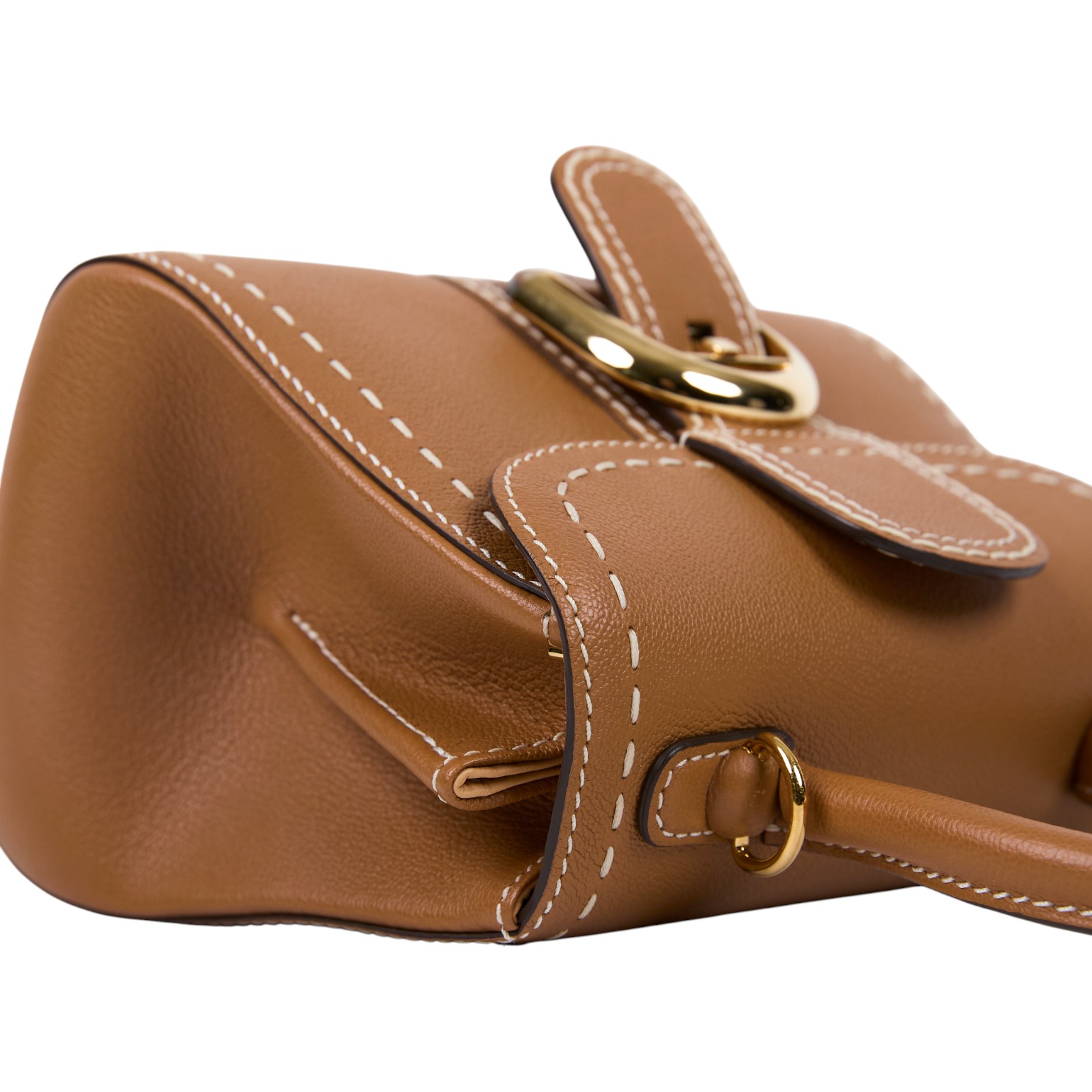 德爾沃 DELVAUX  Brillant Mini Surpique 手提包 AA0406ADW0ADADO  防塵袋/背帶/保證卡/鏡子