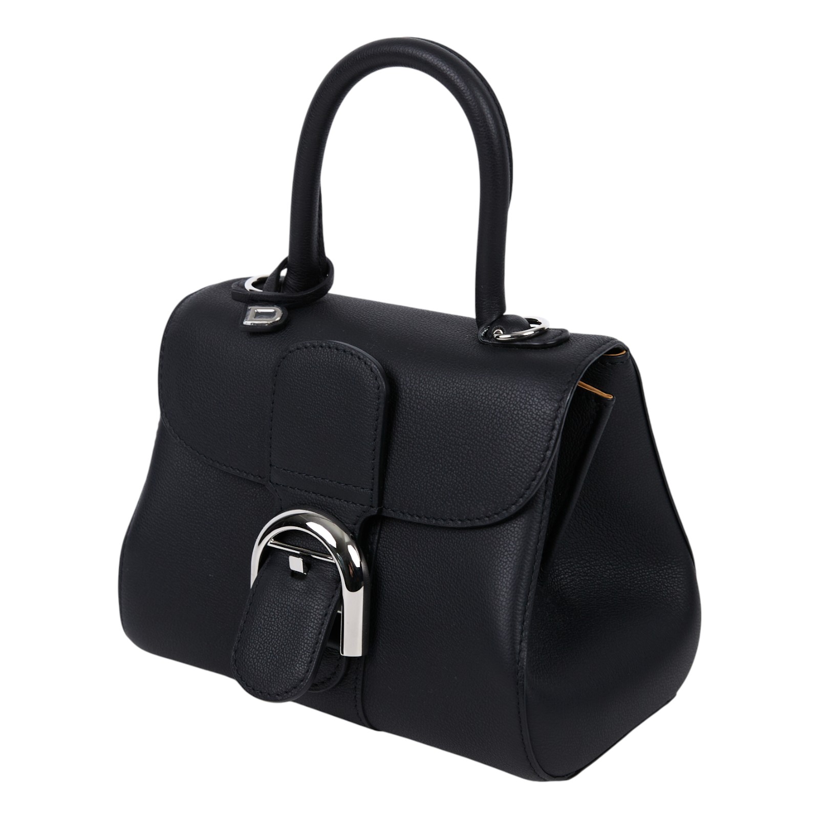 德爾沃 DELVAUX  Brillant Mini 手提包 AA0406AAU099ZPA  原廠盒子/防塵袋/背帶/保證卡/鏡子/購買證明