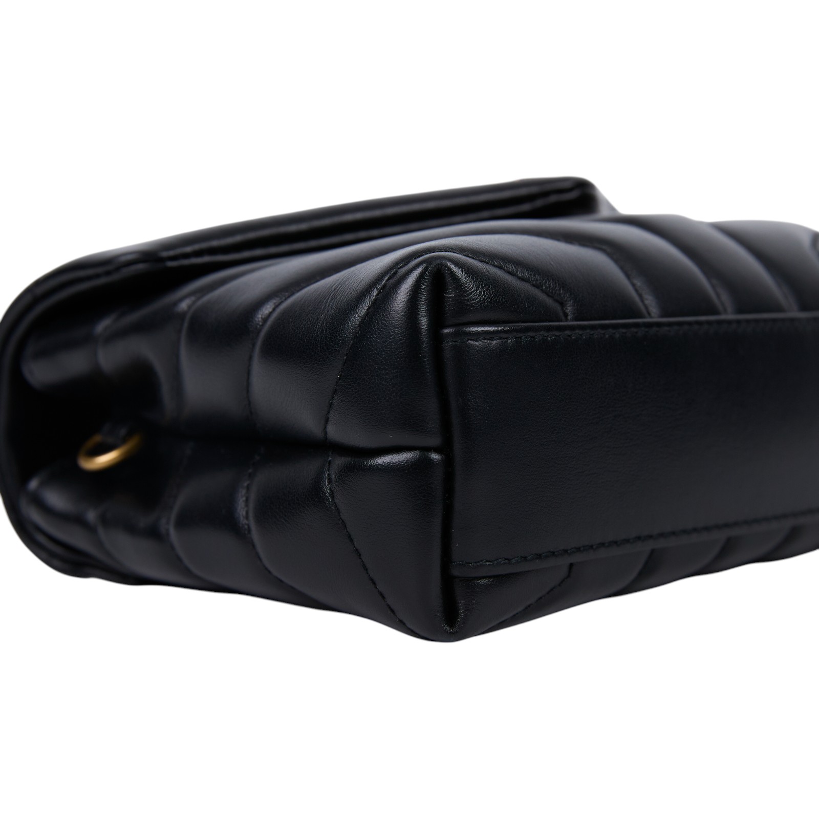 聖羅蘭 YSL SAINT LAURENT Loulou 絎縫 小牛皮 TOY 迷你 手袋  肩背 斜背包 金色五金 678401DV707  防塵袋