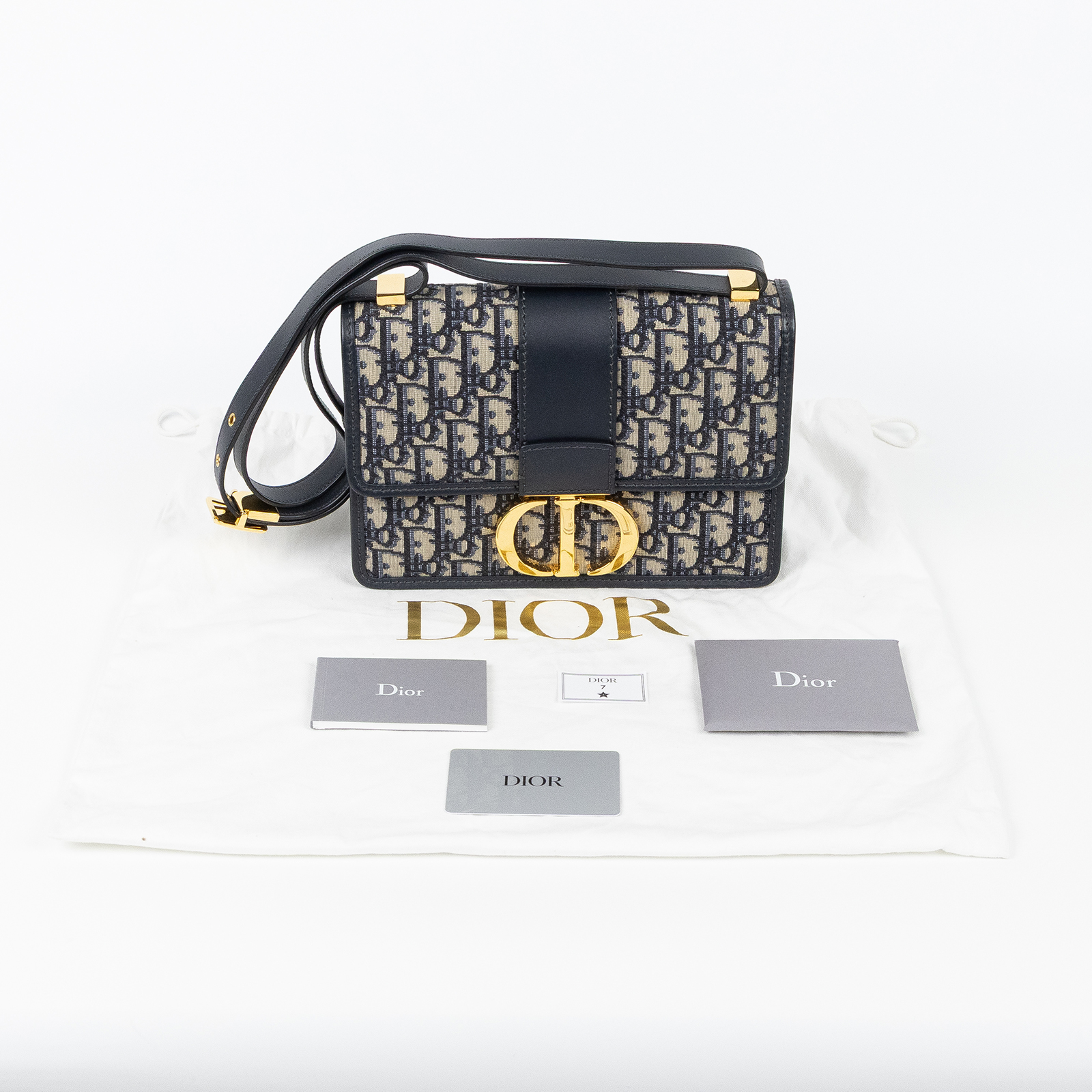 迪奧 CHRISTIAN DIOR 30 Montaigne 包 M9203UTZQ 老花蒙田30 防塵袋/保證卡