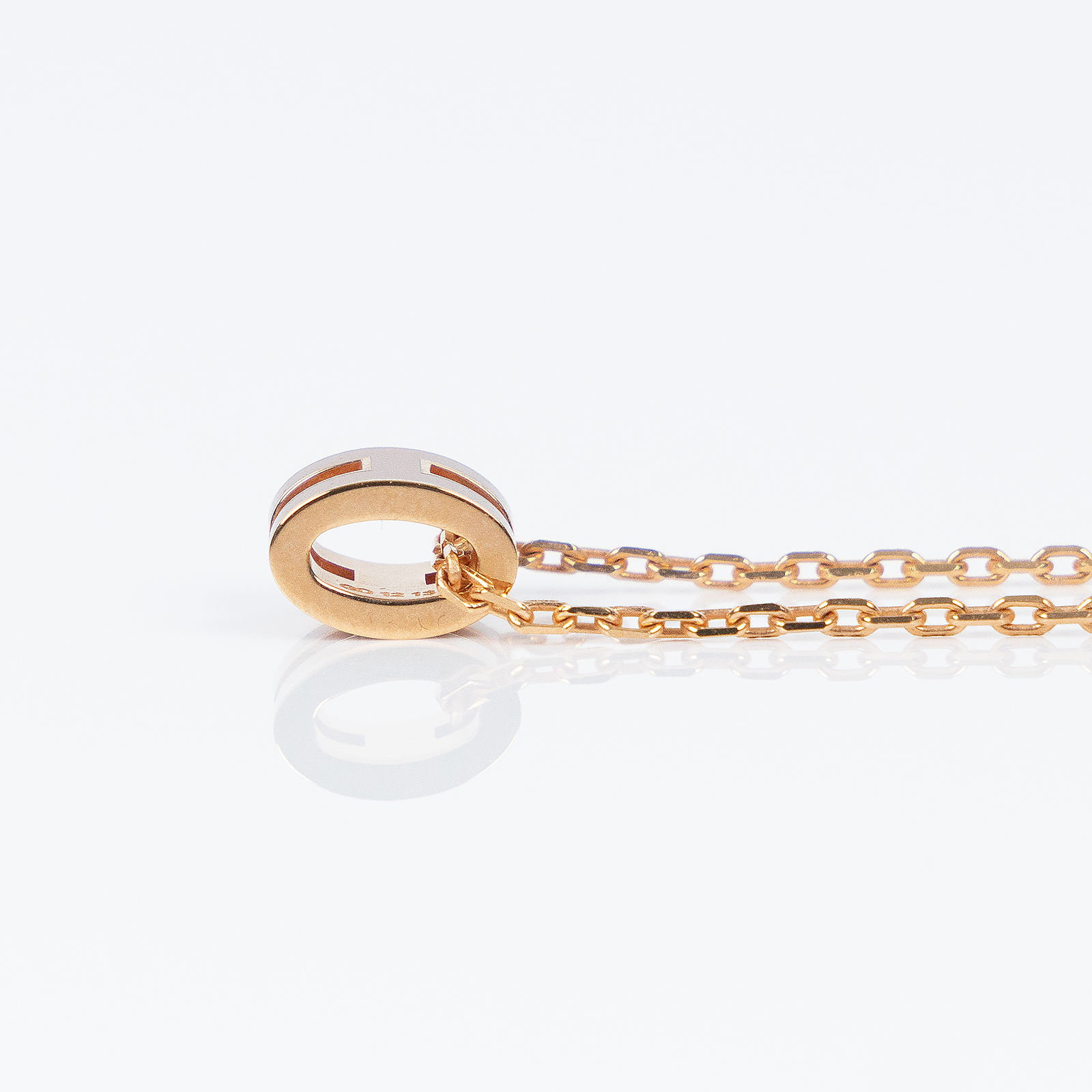 愛馬仕 Hermes Mini Pop H 墜飾 POPHPMINI GD1213 棕MINI POP H 項鍊 原廠盒子/防塵袋/內襯