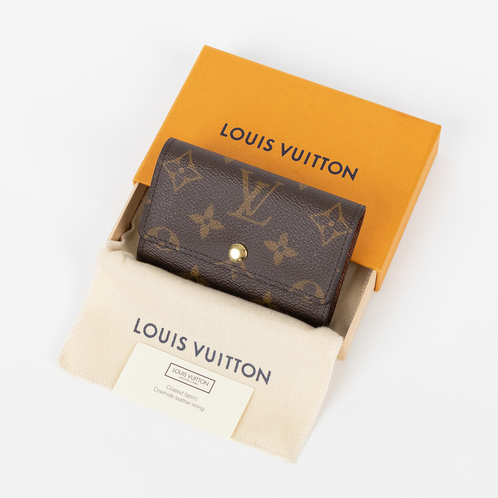 路易威登 LOUIS VUITTON 6 匙鑰匙包 經典帆布 M62630 原花鑰匙包 原廠盒子/防塵袋