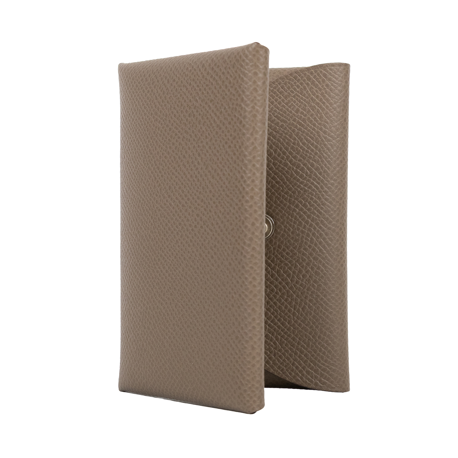 愛馬仕 Hermes Calvi Duo 卡包 大象灰 銀色五金 H083035CK18 W  大象灰CALVI DUO 原廠盒子