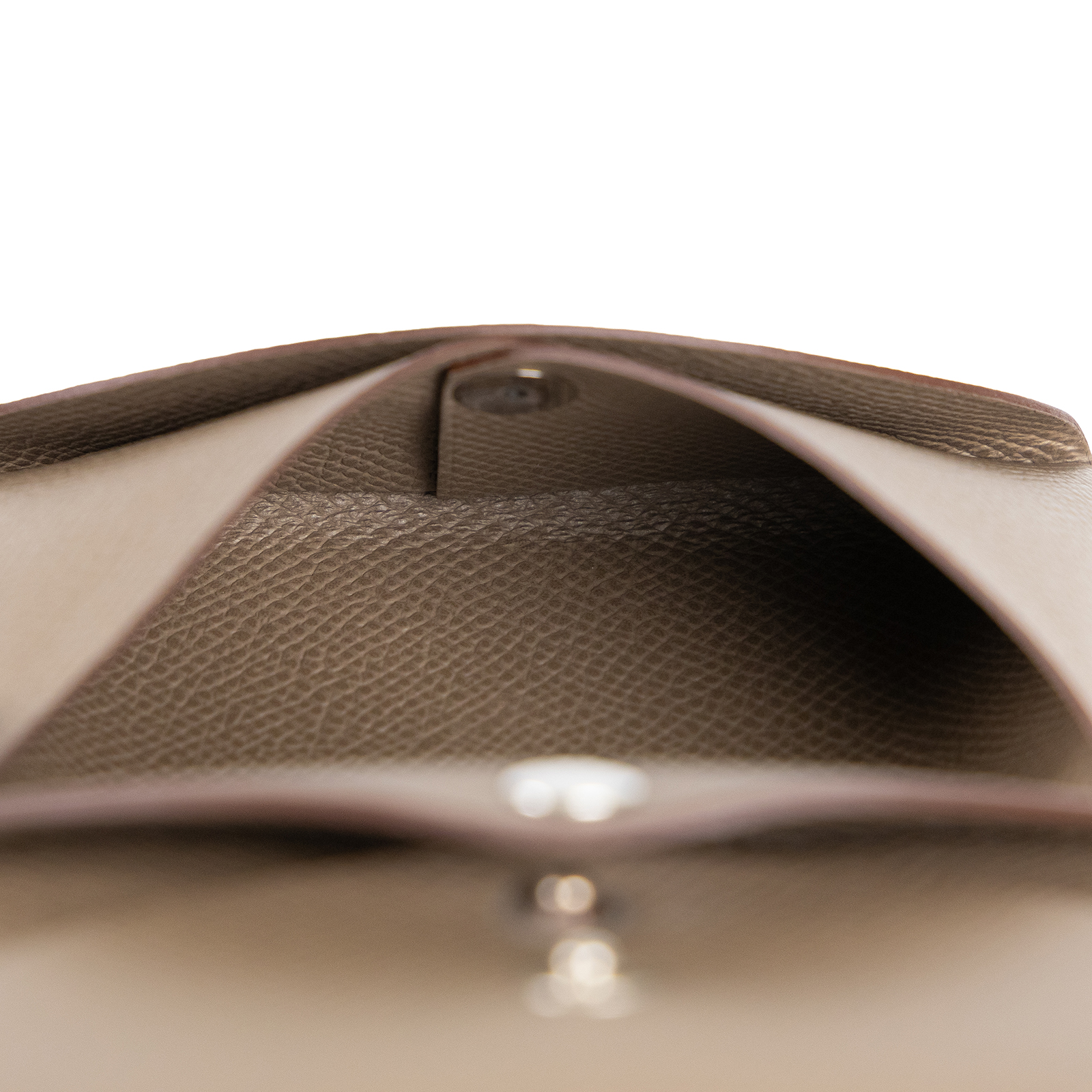 愛馬仕 Hermes Calvi Duo 卡包 大象灰 銀色五金 H083035CK18 W  大象灰CALVI DUO 原廠盒子