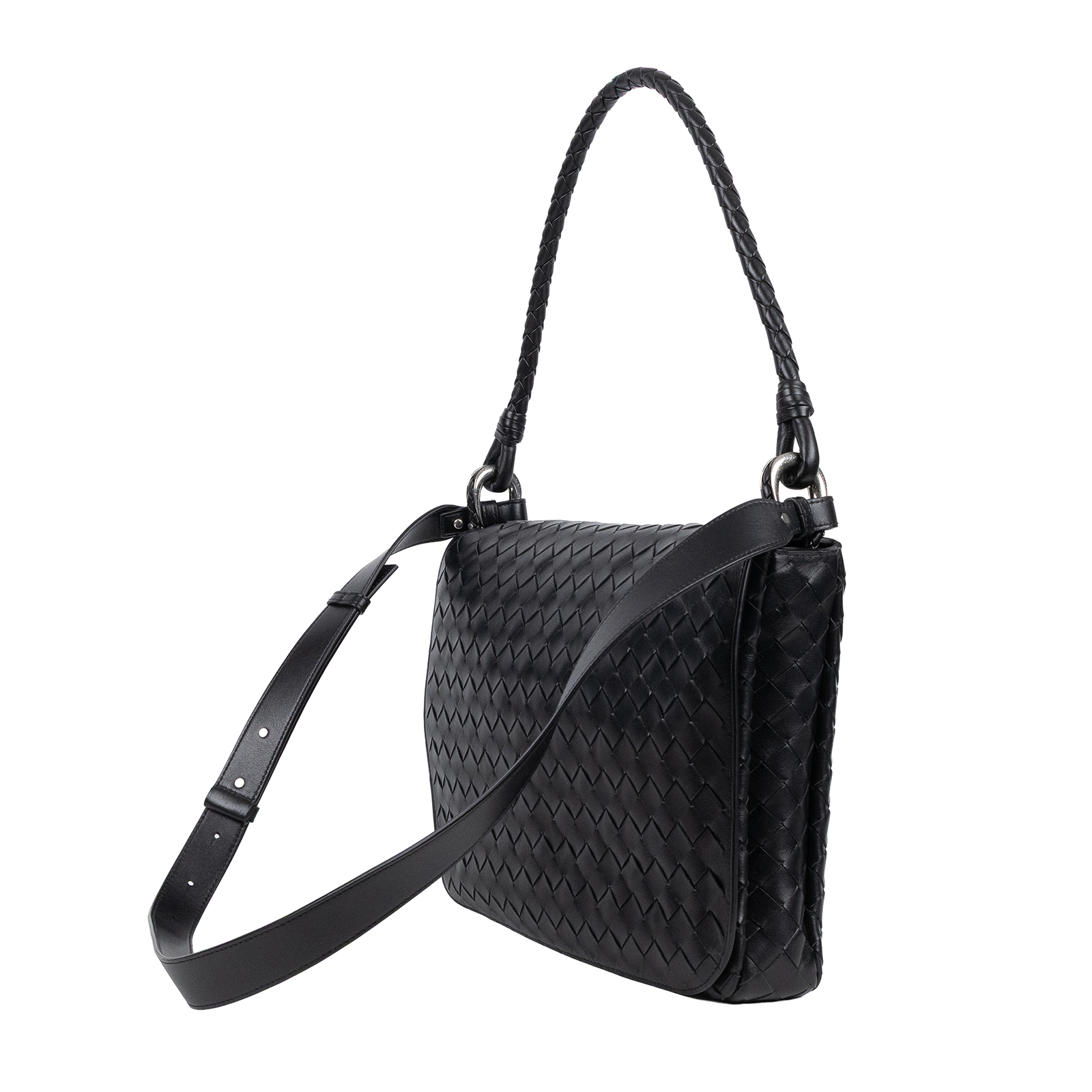 寶緹嘉 BOTTEGA VENETA Swing Messenger 795074V2HL1 黑SWING MESSENGER 防塵袋