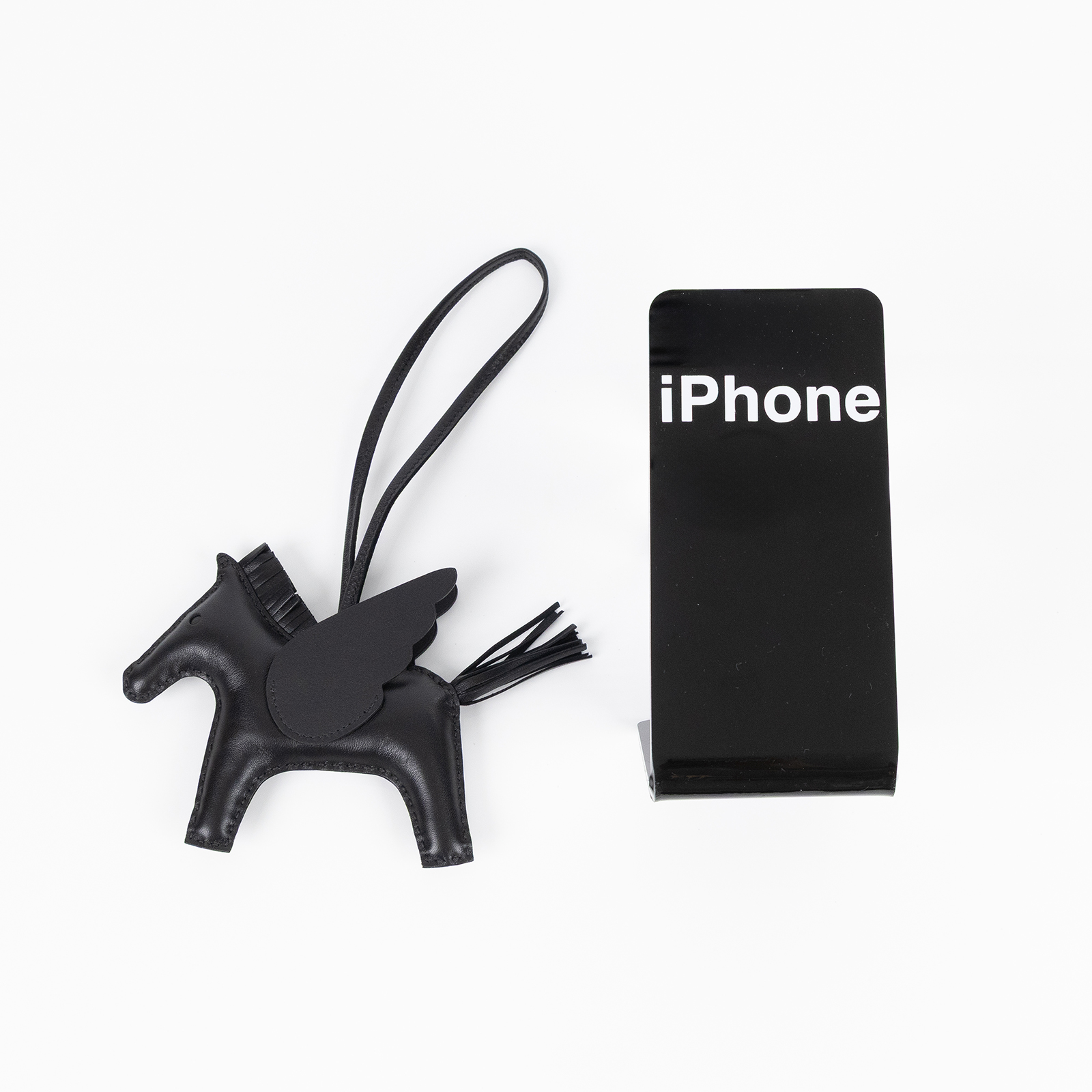 愛馬仕 Hermes Rodeo MM 飛馬 吊飾 黑色 H083011CAAU  B刻 SO BLACK飛馬RODEO MM 原廠盒子