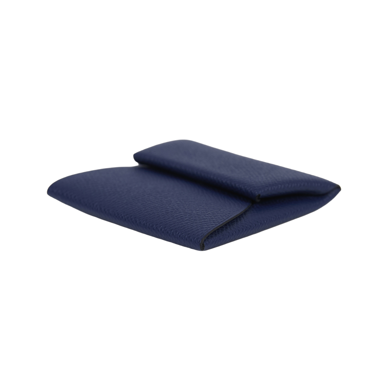 愛馬仕 Hermes Bastia 零錢包 大象灰 H041054CK K  深藍BASTIA 原廠盒子