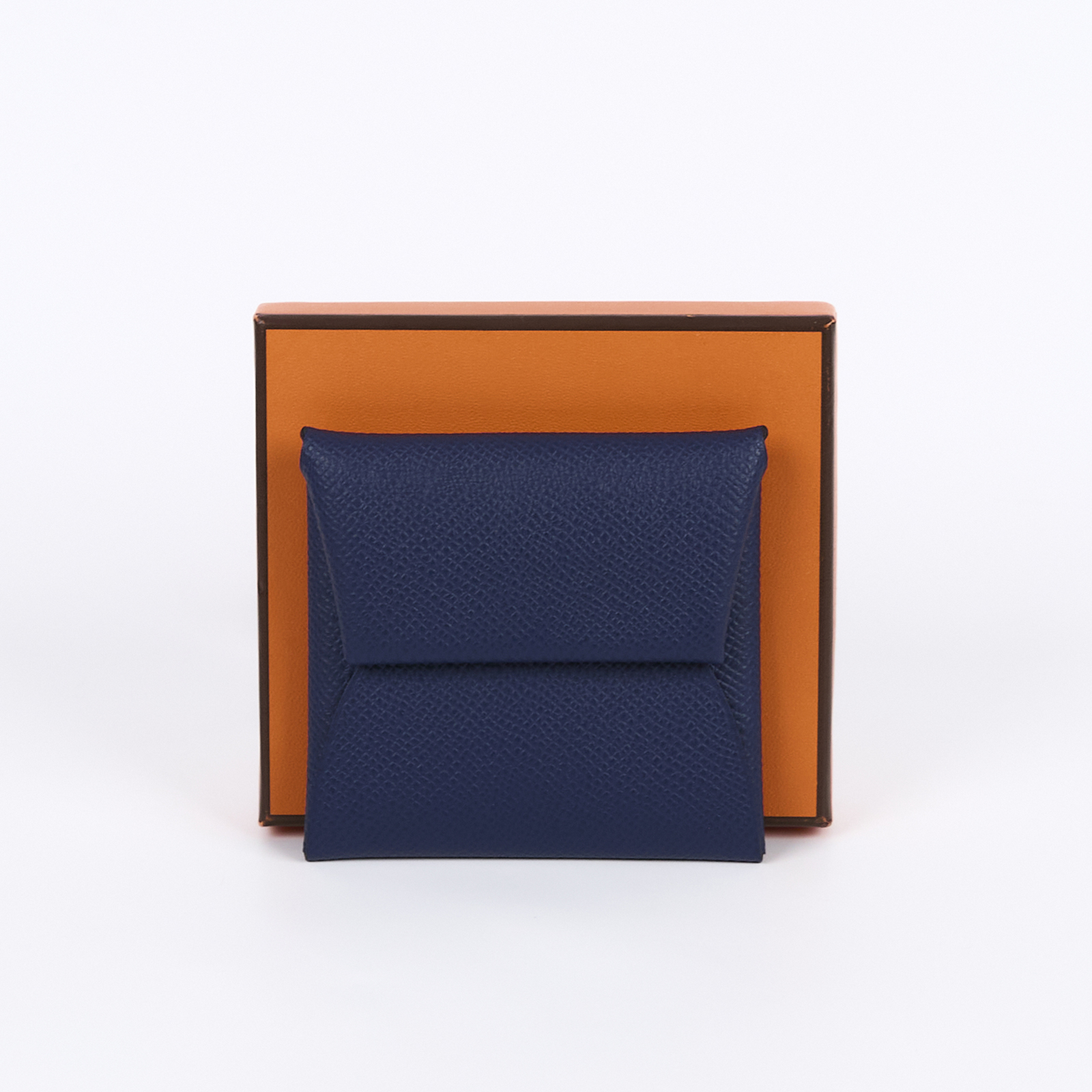 愛馬仕 Hermes Bastia 零錢包 大象灰 H041054CK K  深藍BASTIA 原廠盒子