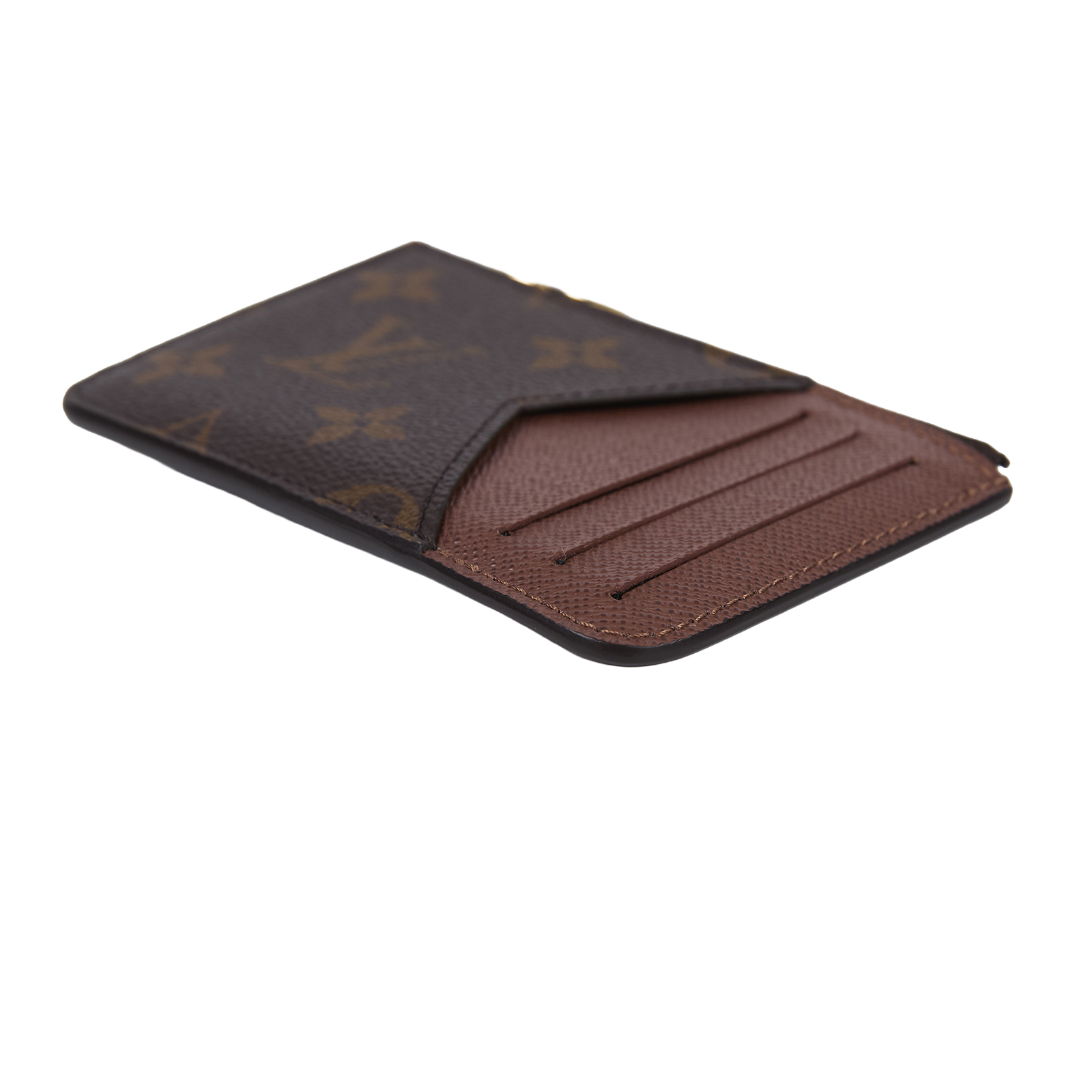 路易威登 LOUIS VUITTON Romy 名片夾 經典帆布 棕色 M81880 晶片款 原花ROMY卡包 原廠盒子/防塵袋/購買證明