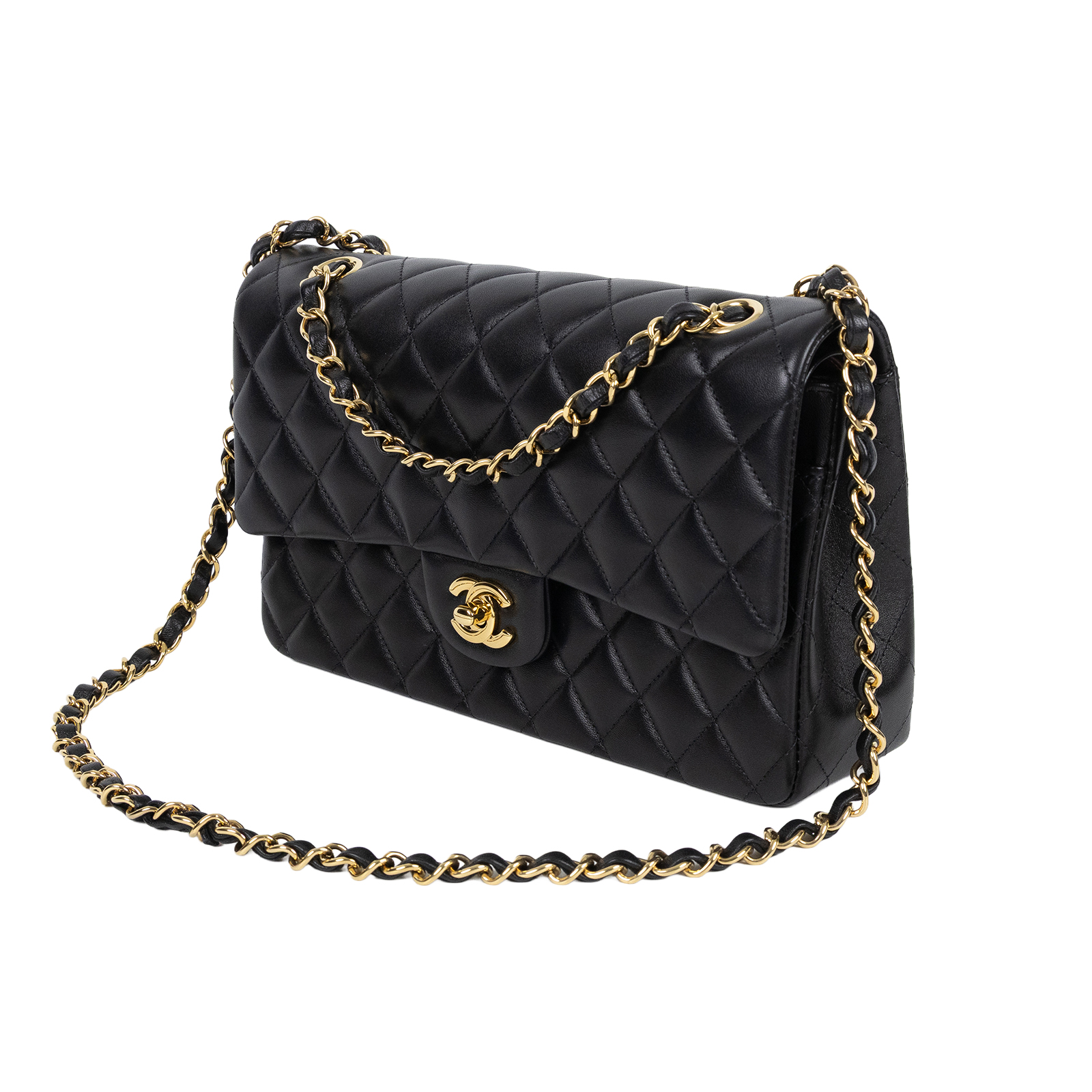 香奈兒 CHANEL CF 經典 11.12 口蓋包 A01112 Y01295 晶片款 黑羊COCO25 原廠盒子/防塵袋/台灣購買證明