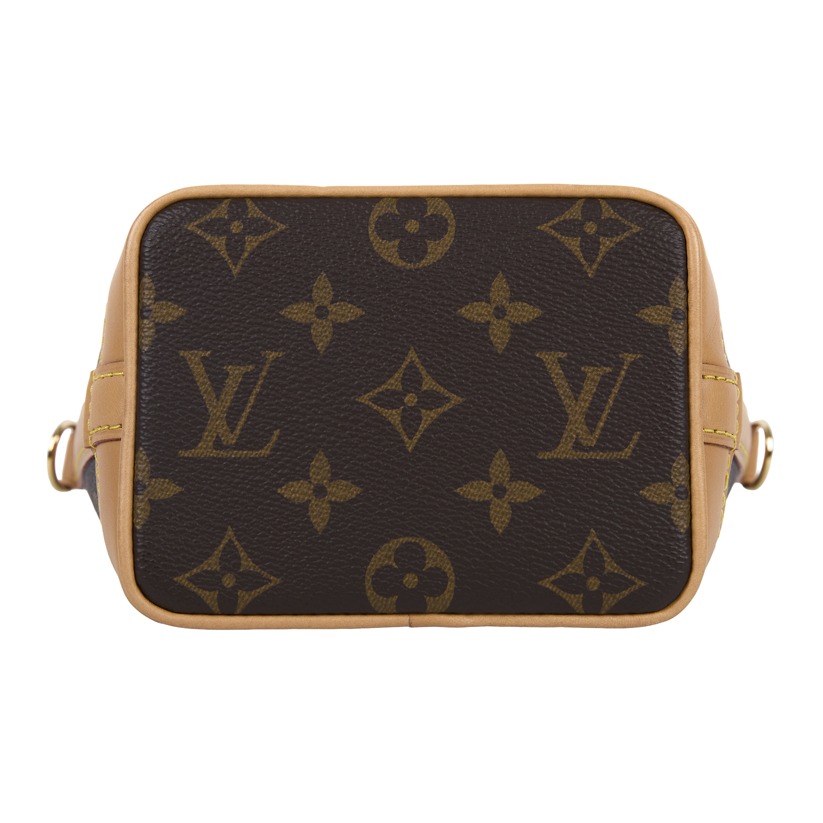 路易威登 LOUIS VUITTON Nano Noé 原花 束口水桶包 M81266 晶片款 原花NANO NOE 無附屬品