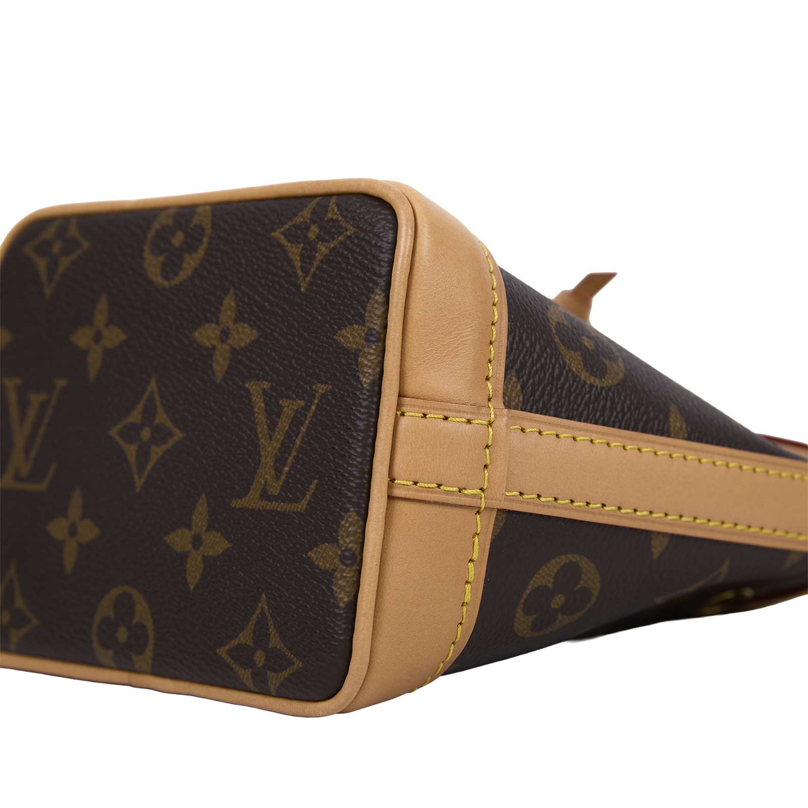 路易威登 LOUIS VUITTON Nano Noé 原花 束口水桶包 M81266 晶片款 原花NANO NOE 無附屬品