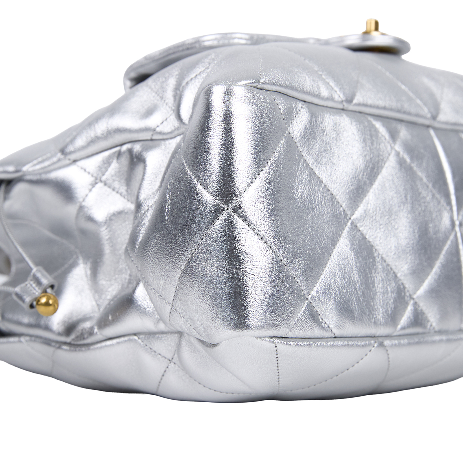 香奈兒 CHANEL 托特包 AS5315 B19032 晶片款 銀金羊皮購物包 原廠盒子/防塵袋/台灣購買證明