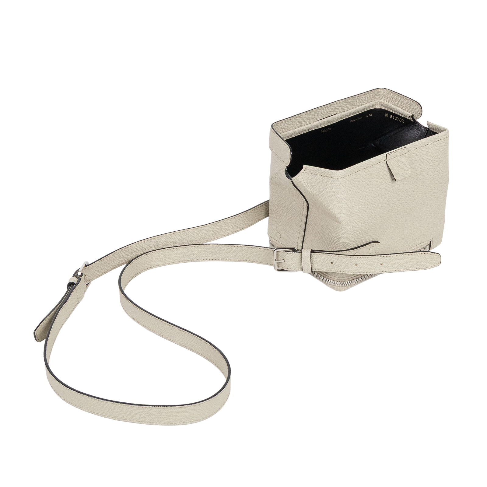 萬萊斯特 VALEXTRA Iside 鏈帶手拿 肩背包 WBES0080028LOC99 灰TRIC TRAC 防塵袋