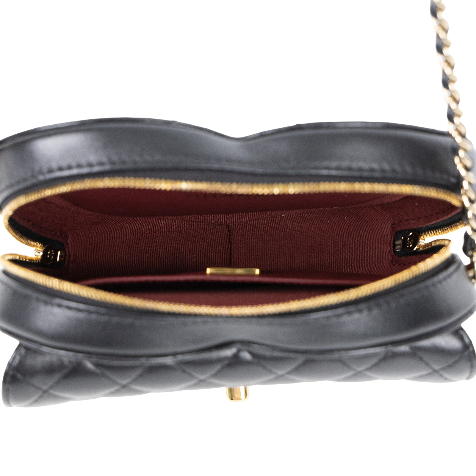 香奈兒 CHANEL CC In Love 斜背 愛心包 AS3191 晶片款 黑愛心鍊包 無附屬品