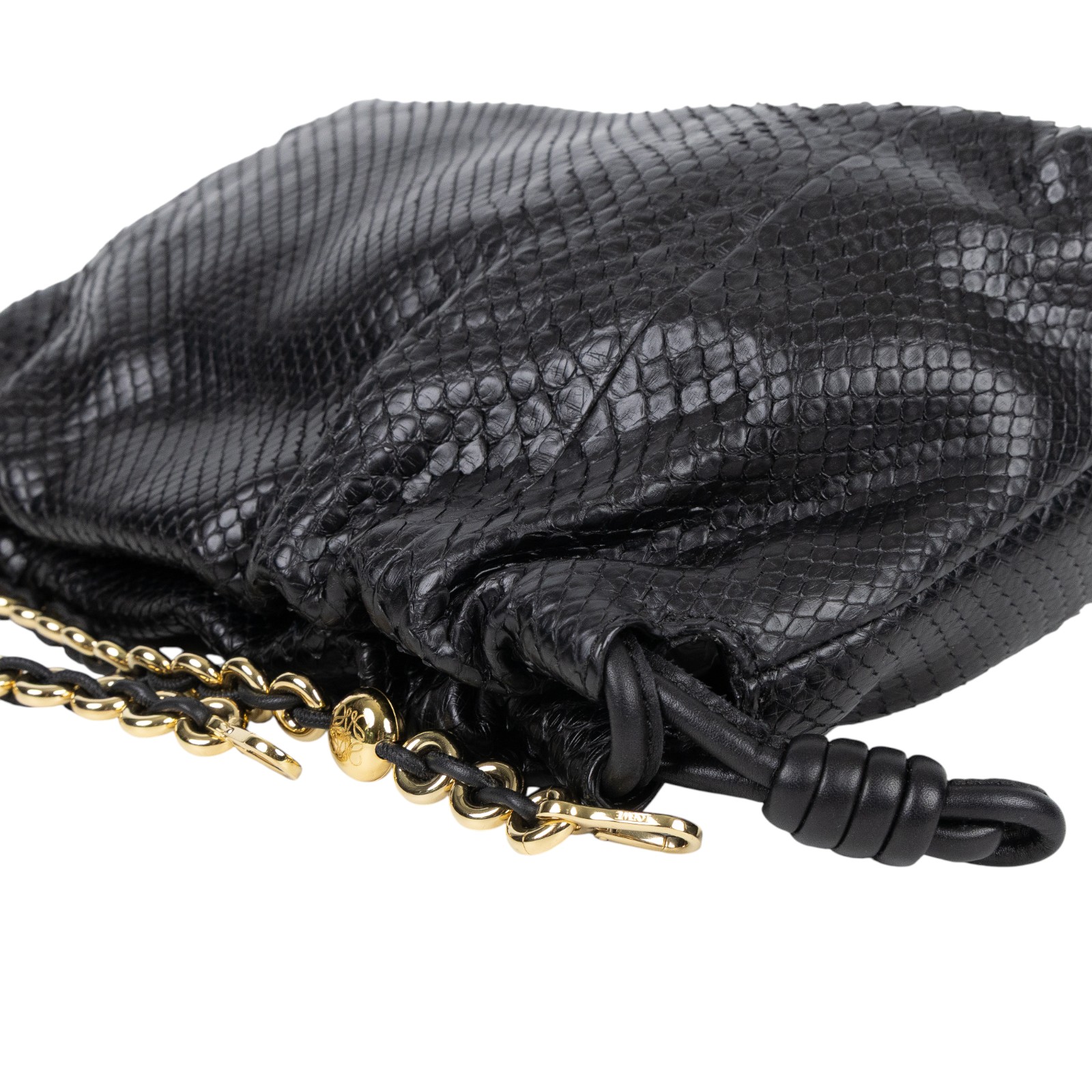 羅意威 LOEWE Mini Flamenco clutch 小牛皮 迷你 肩背包 A411FCRX39  瀕臨絕種野生動植物國際貿易公約/防塵袋