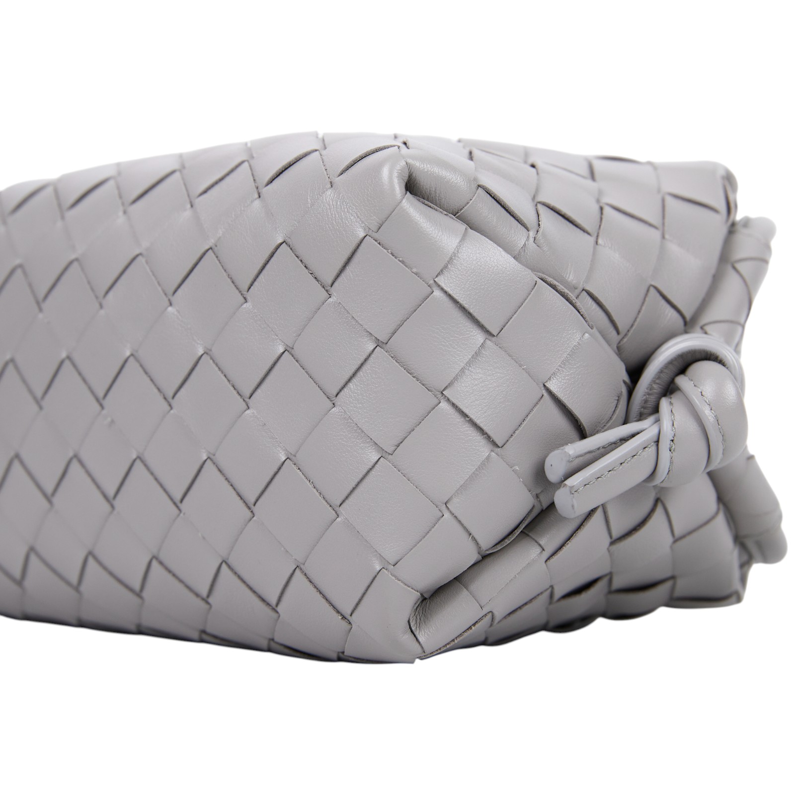 寶緹嘉 BOTTEGA VENETA Loop Top 編織 手提包 肩背包 796615V2HL1 灰TOP HANDLE LOOP 防塵袋