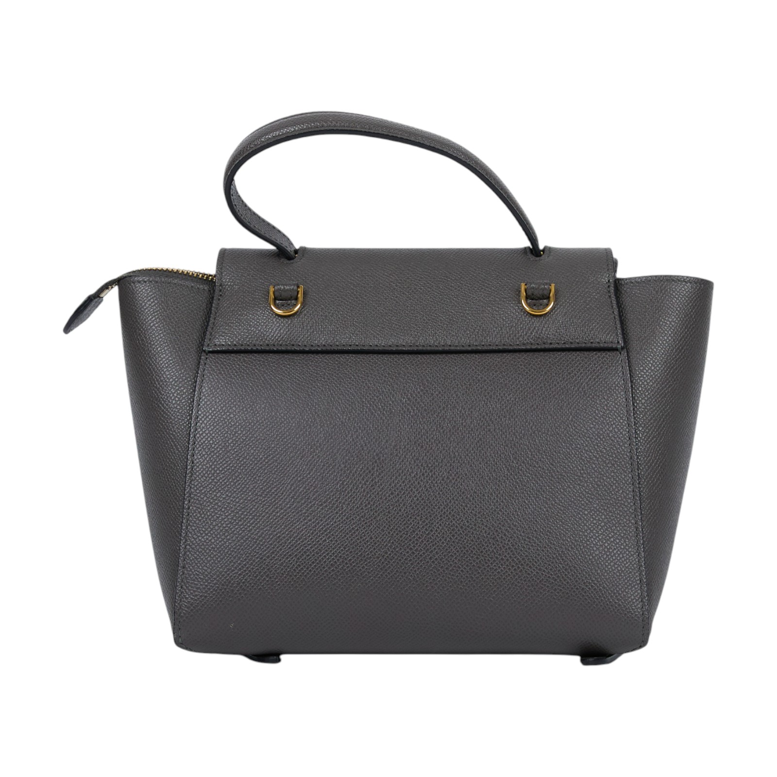 思琳 CELINE 珠地小牛皮 袖珍型 Belt 手袋 189003ZVA 深灰BELT NANO 防塵袋/背帶