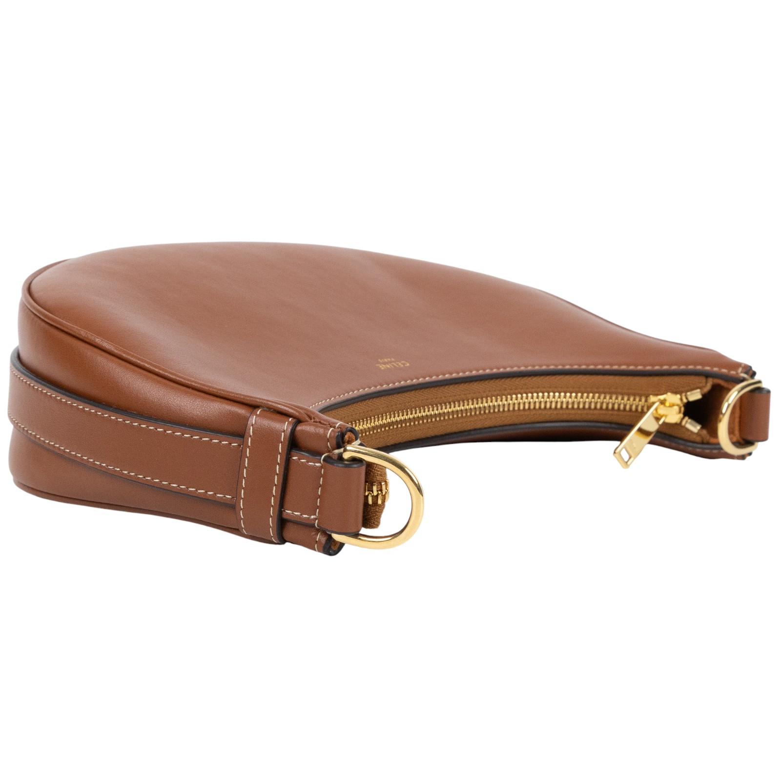 思琳 CELINE 平滑小牛皮 Ava 中型 肩背 手提包 196923DGQ 焦糖AVA MEDIUM 原廠盒子/防塵袋/背帶/購買證明影本