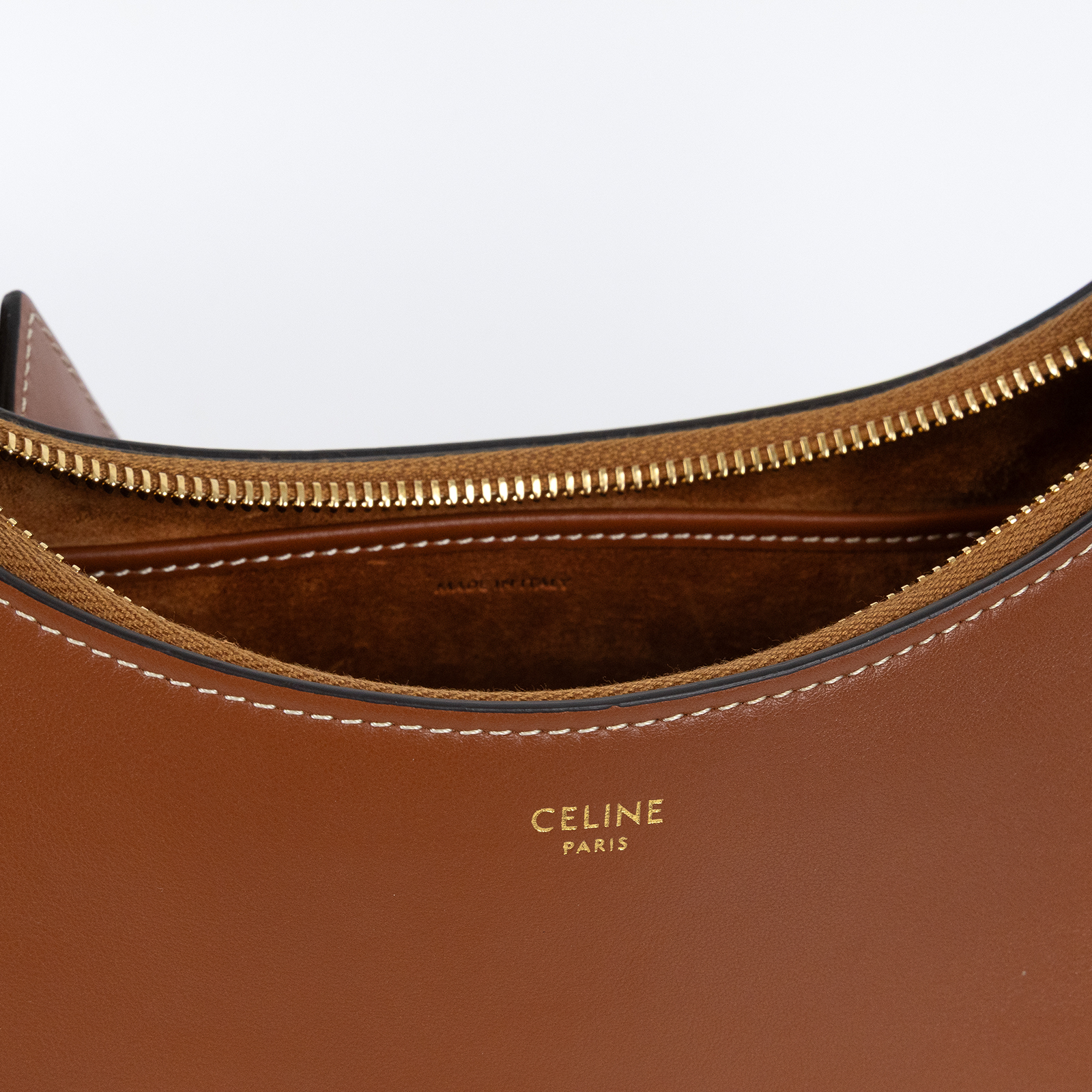 思琳 CELINE 平滑小牛皮 Ava 中型 肩背 手提包 196923DGQ 焦糖AVA MEDIUM 原廠盒子/防塵袋/背帶/購買證明影本