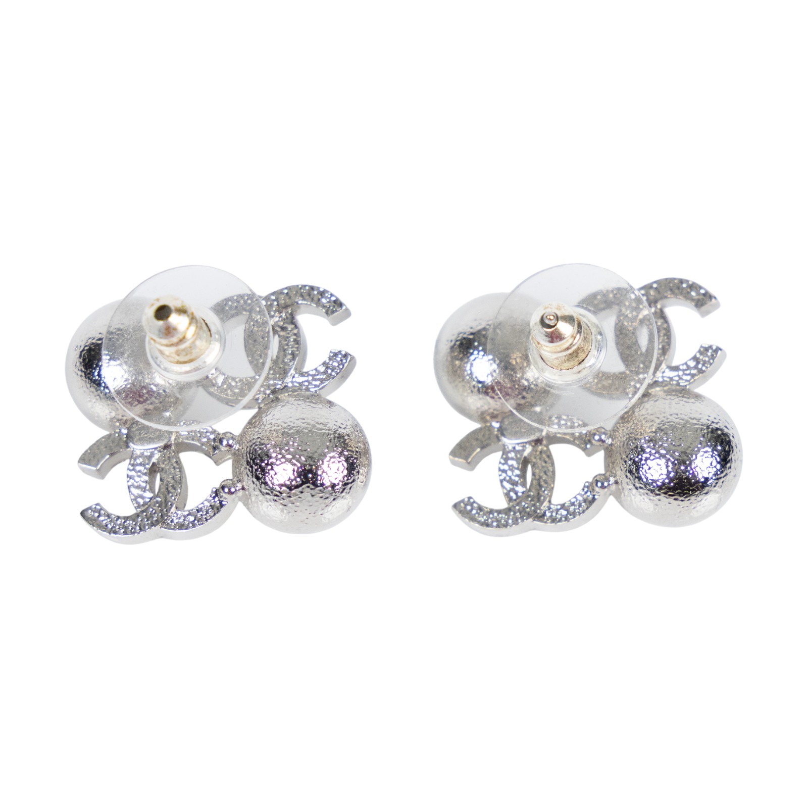 香奈兒 CHANEL CC LOGO 耳釘 耳環 I25S 珍珠雙C耳環 原廠盒子/內襯