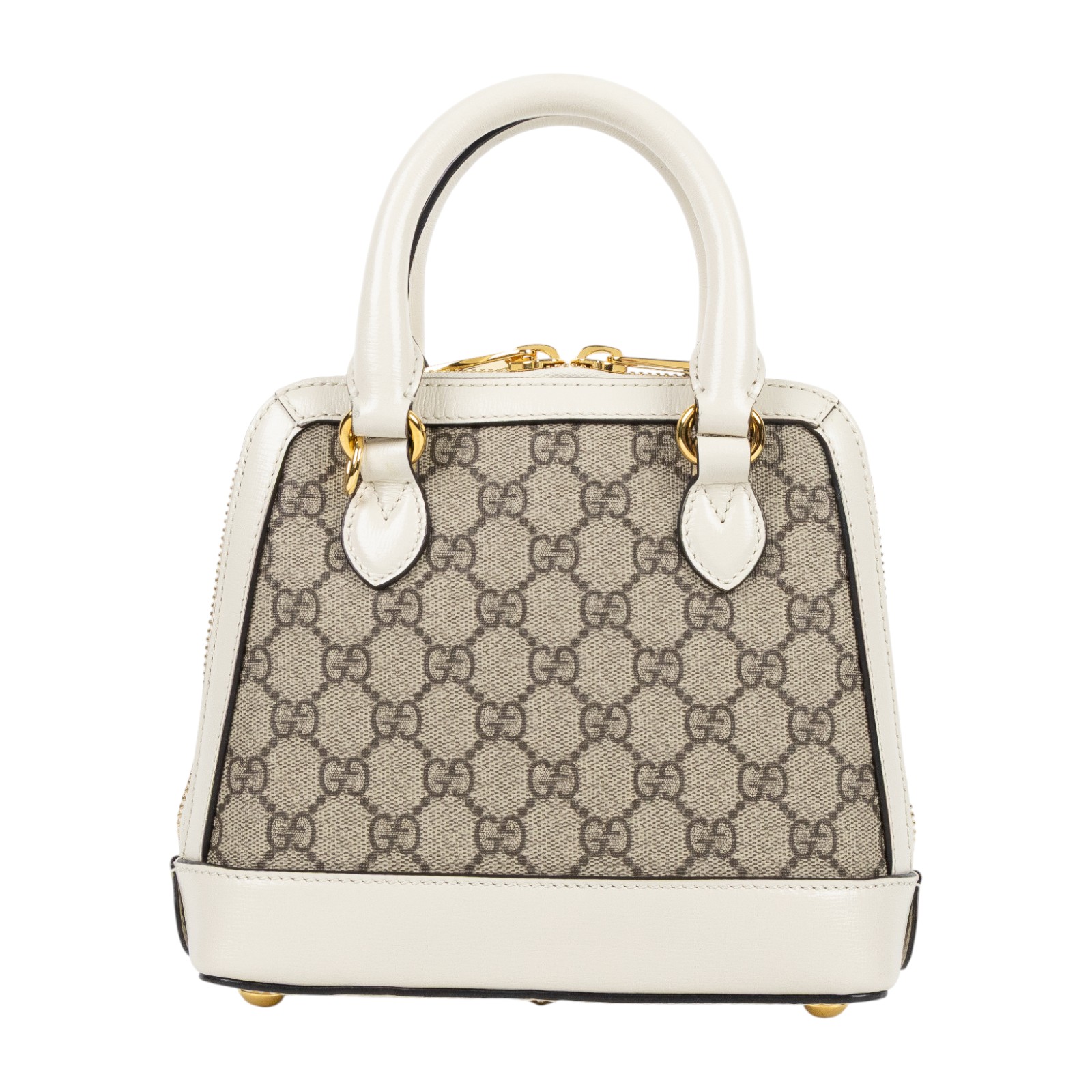 古馳 GUCCI Horsebit 1955 迷你 貝殼包 640716 XH1773 白邊1955 2WAY 原廠盒子/防塵袋/背帶