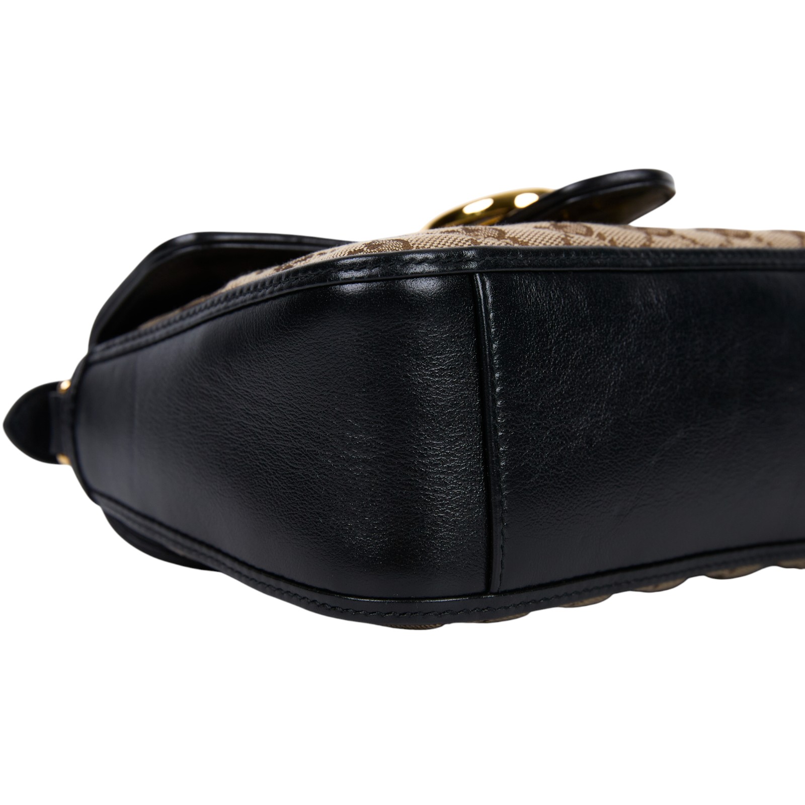 古馳 GUCCI GG Marmont 斜背 手提包 583571 HEKVG 棕帆布MARMONT HANDLE 原廠盒子