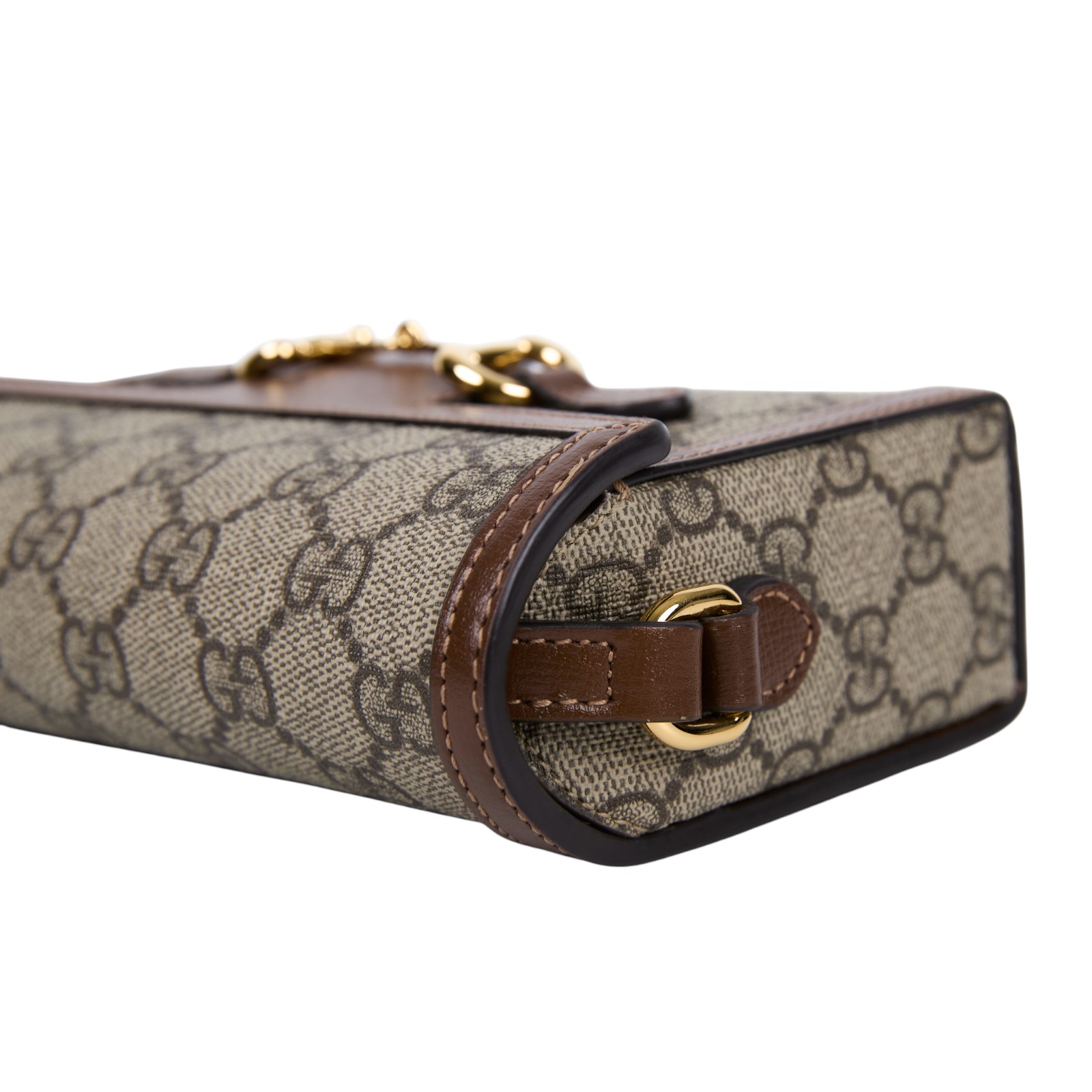 古馳 GUCCI Horsebit 1955 馬銜扣 迷你袋 斜背包 烏木色 699296 92TCG 棕1955 HORSEBIT MINI 原廠盒子/防塵袋