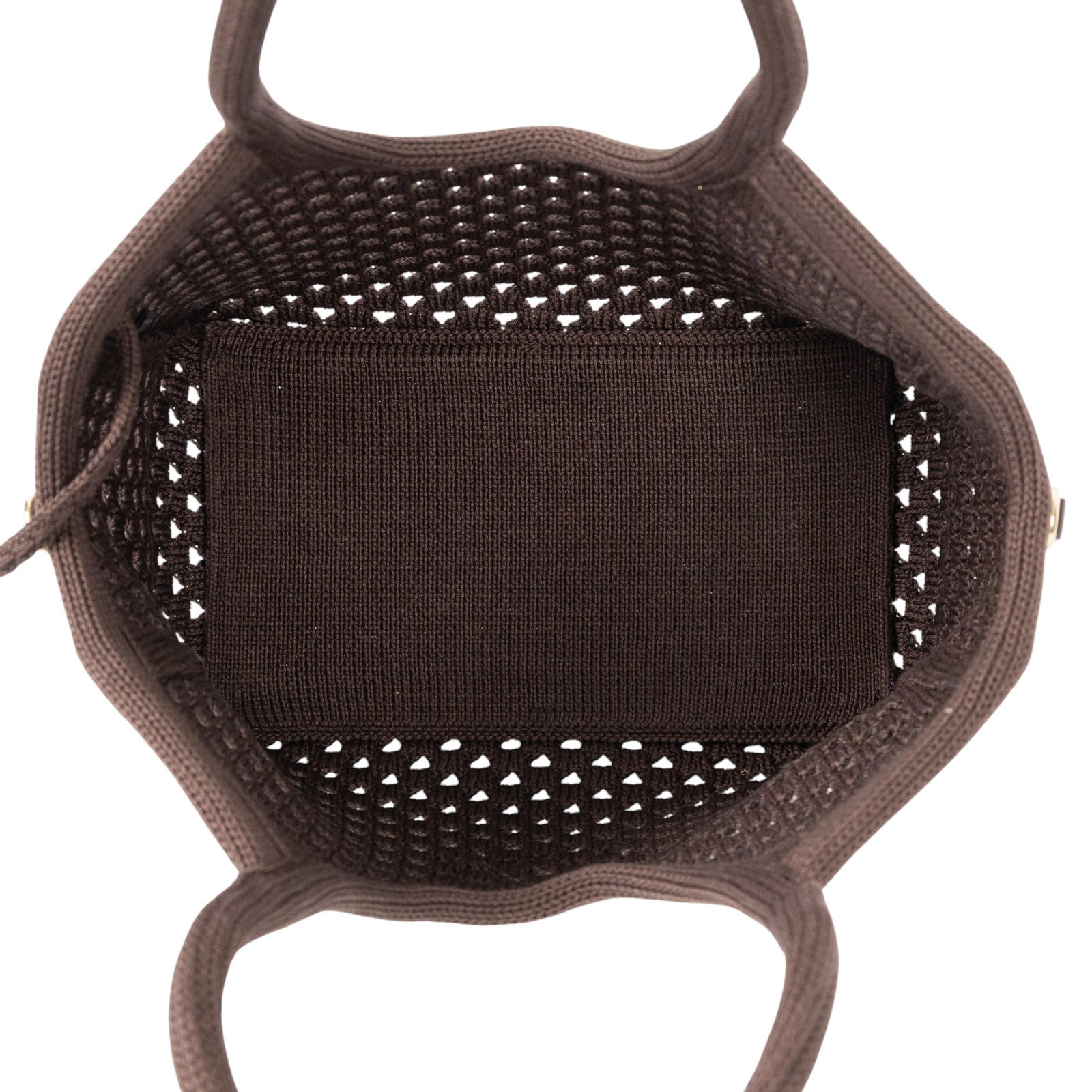 繆繆 MIU MIU IVY 織物手袋 小型 5BA284_2F8E 咖啡編織IVY 防塵袋/購買證明