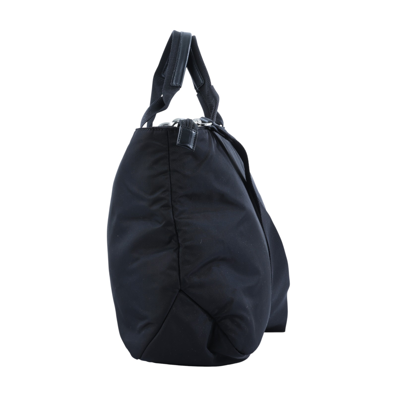 普拉達 PRADA Re-Nylon 托特包 1BG867_RV44 黑尼龍VERA NERO兩用包 防塵袋/購買證明/內袋