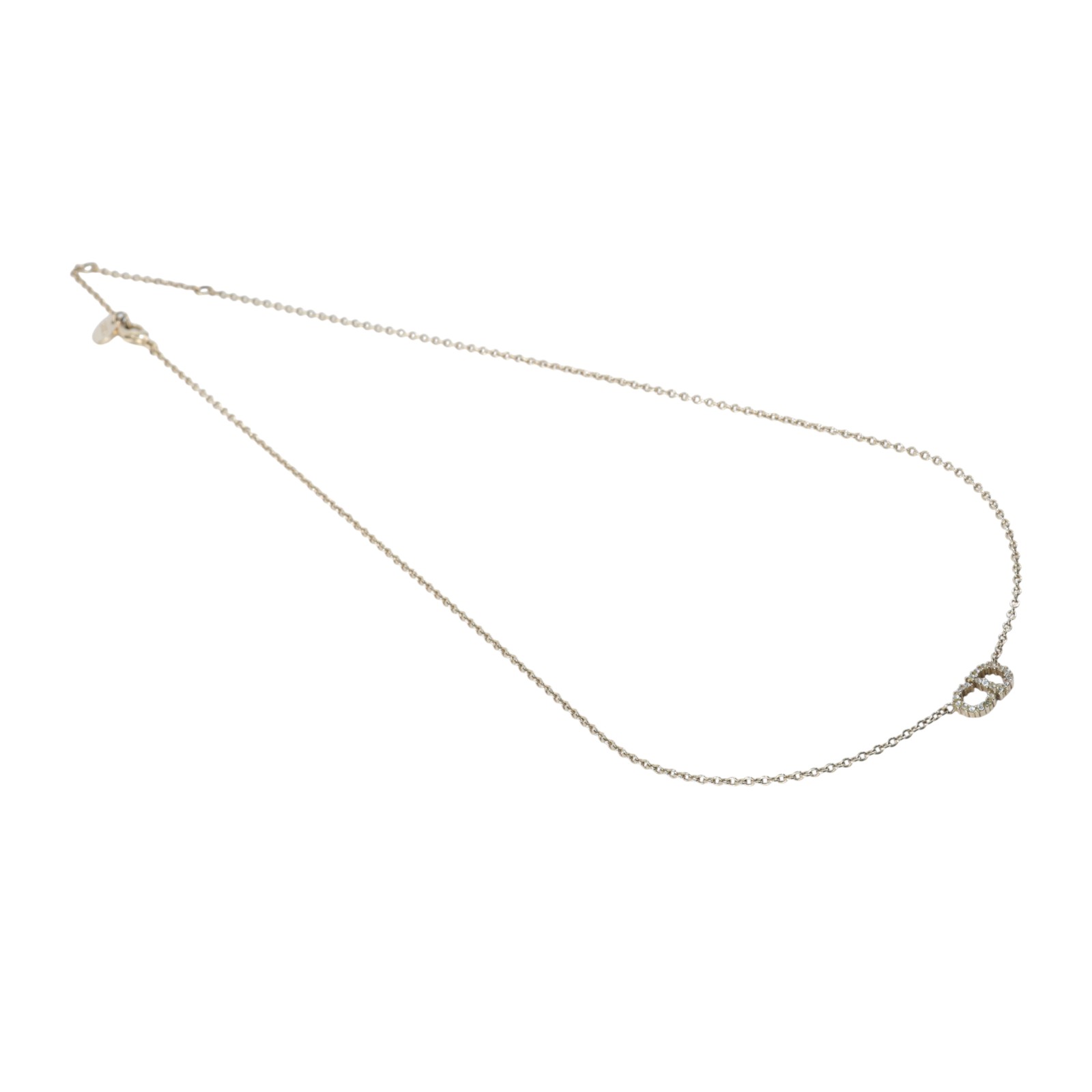 迪奧 CHRISTIAN DIOR Petit CD 項鍊 N2241WOMCY 金色Petit CD 項鍊 防塵袋/原廠盒子