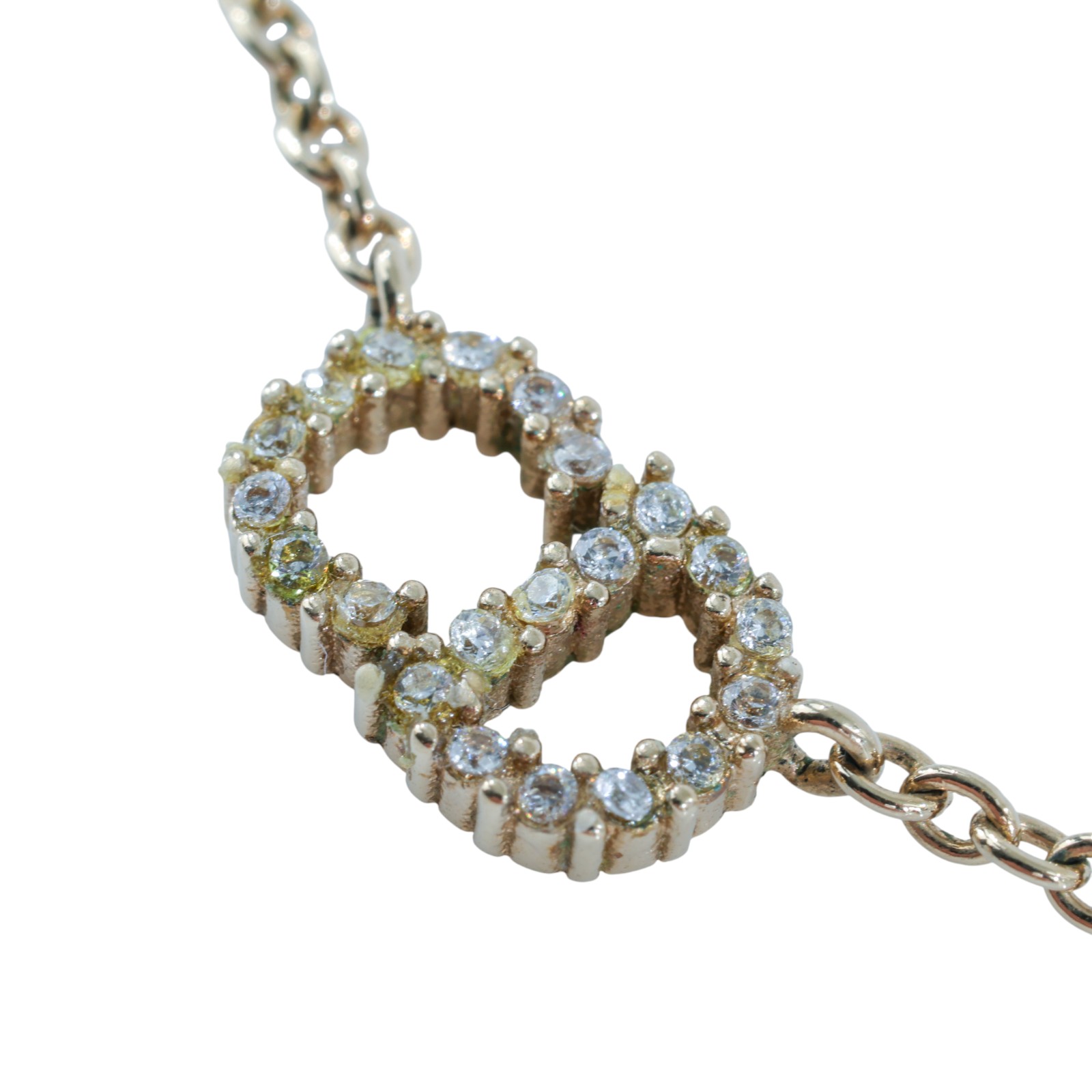 迪奧 CHRISTIAN DIOR Petit CD 項鍊 N2241WOMCY 金色Petit CD 項鍊 防塵袋/原廠盒子