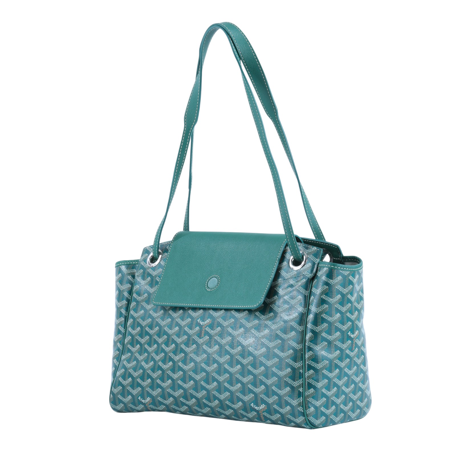 高雅德 GOYARD Rouette Souple PM 肩背包 ROUETTPMLTY 綠ROUETTE PM 防塵袋