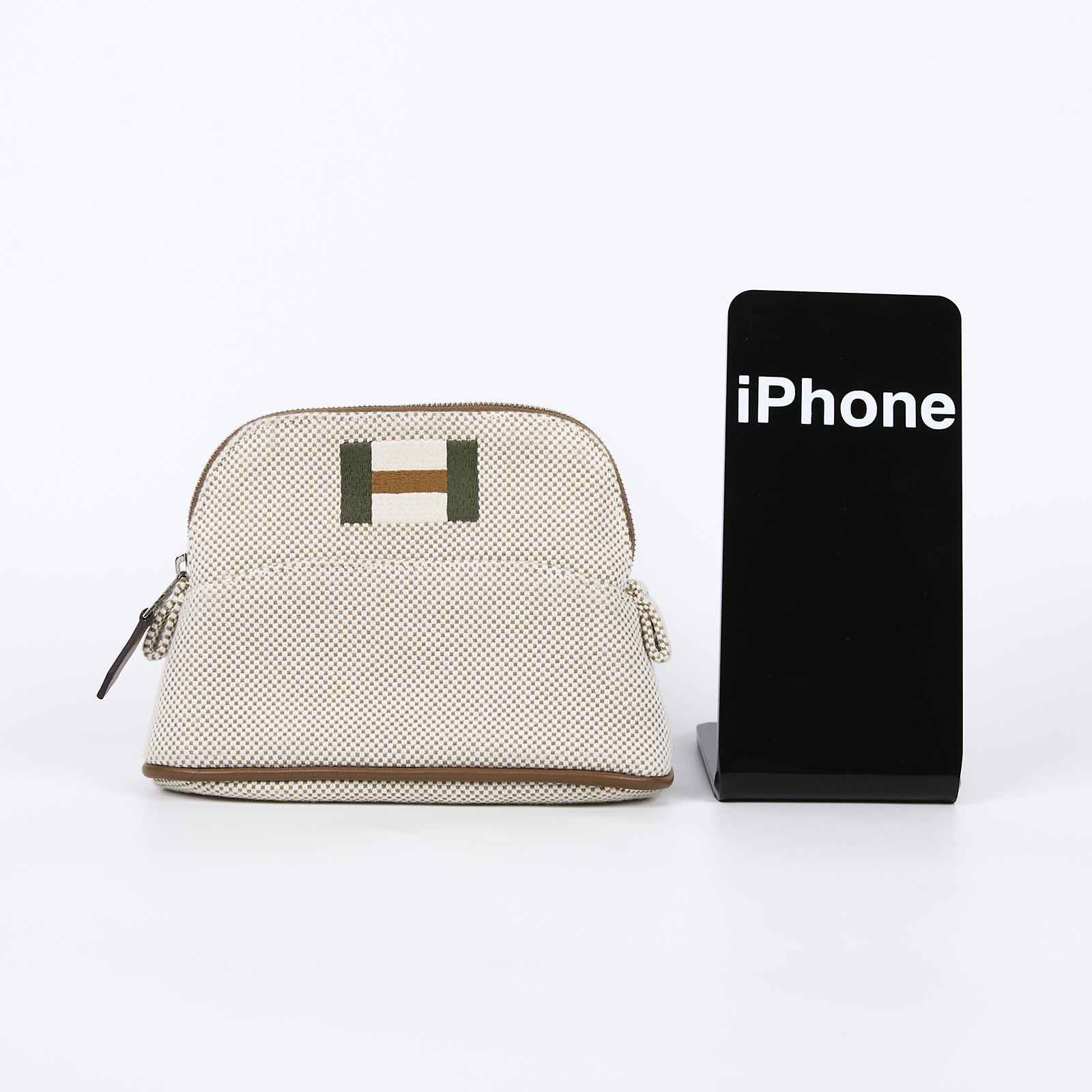 愛馬仕 Hermes Bolide Casaque 收納包 超級迷你型 米灰色 H103970Mv05 H103970M 05  原廠盒子/購買證明