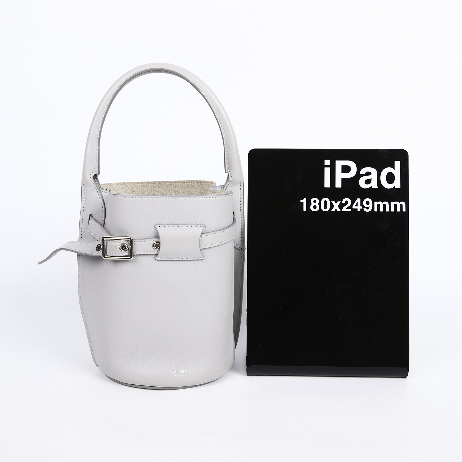 思琳 CELINE Big Bag Bucket 水桶包 袖珍型 187243A4T 灰NANO BIG BAG 防塵袋/購買證明