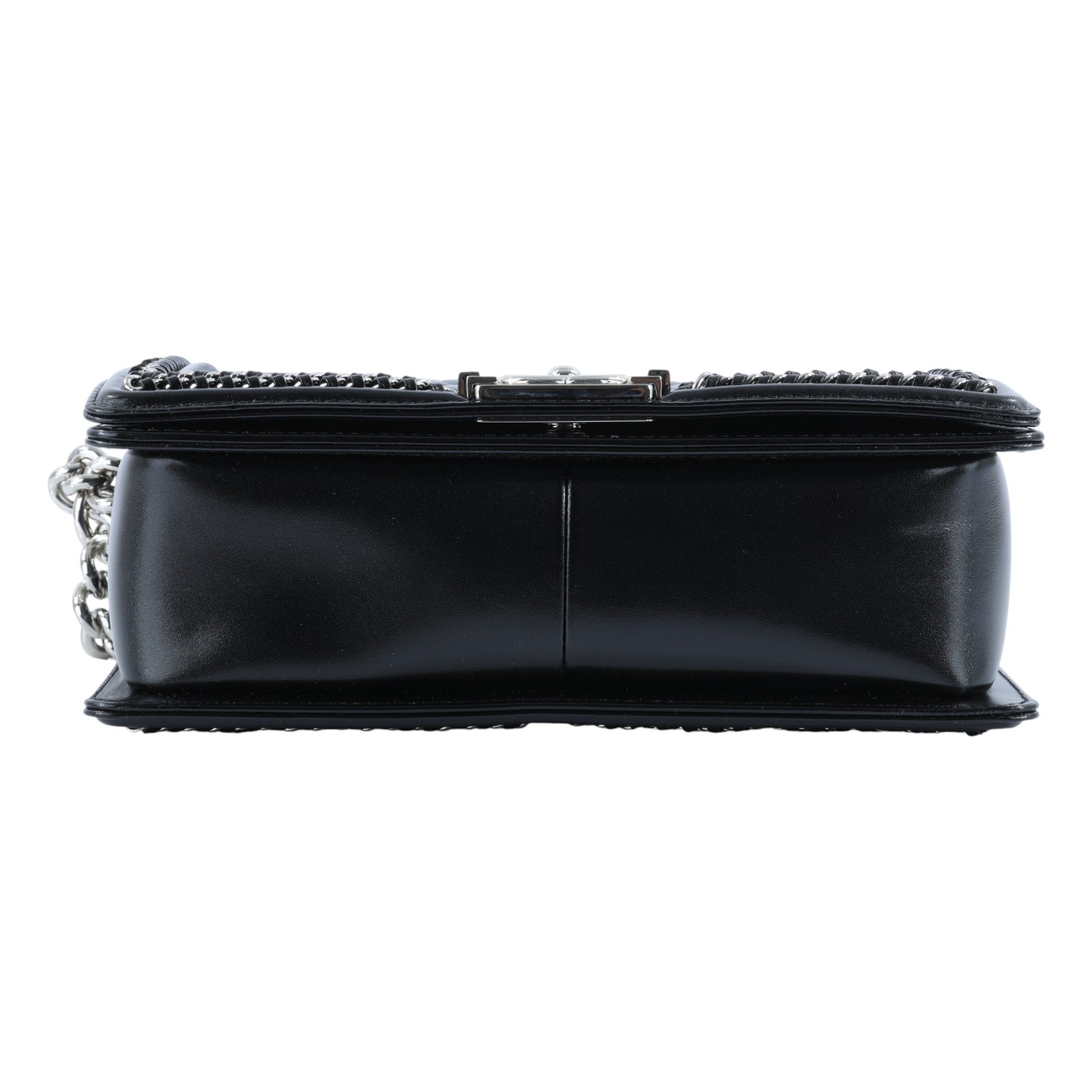 香奈兒 CHANEL Boy 25 口蓋包 A67086 30開黑銀BOY25 防塵袋/保證卡