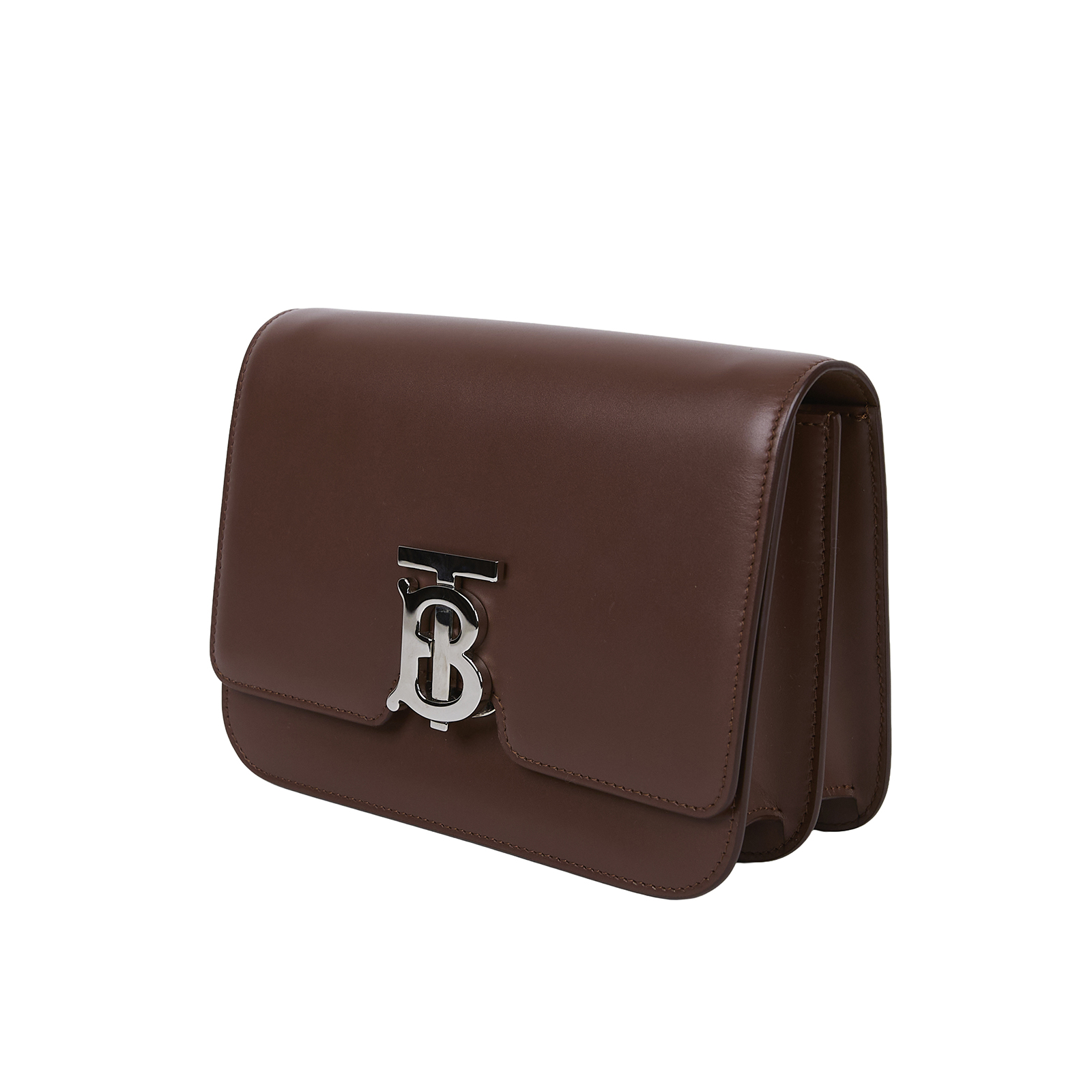 博柏利 BURBERRY TB 斜背包 手拿包 8027205 棕TB肩背包 防塵袋