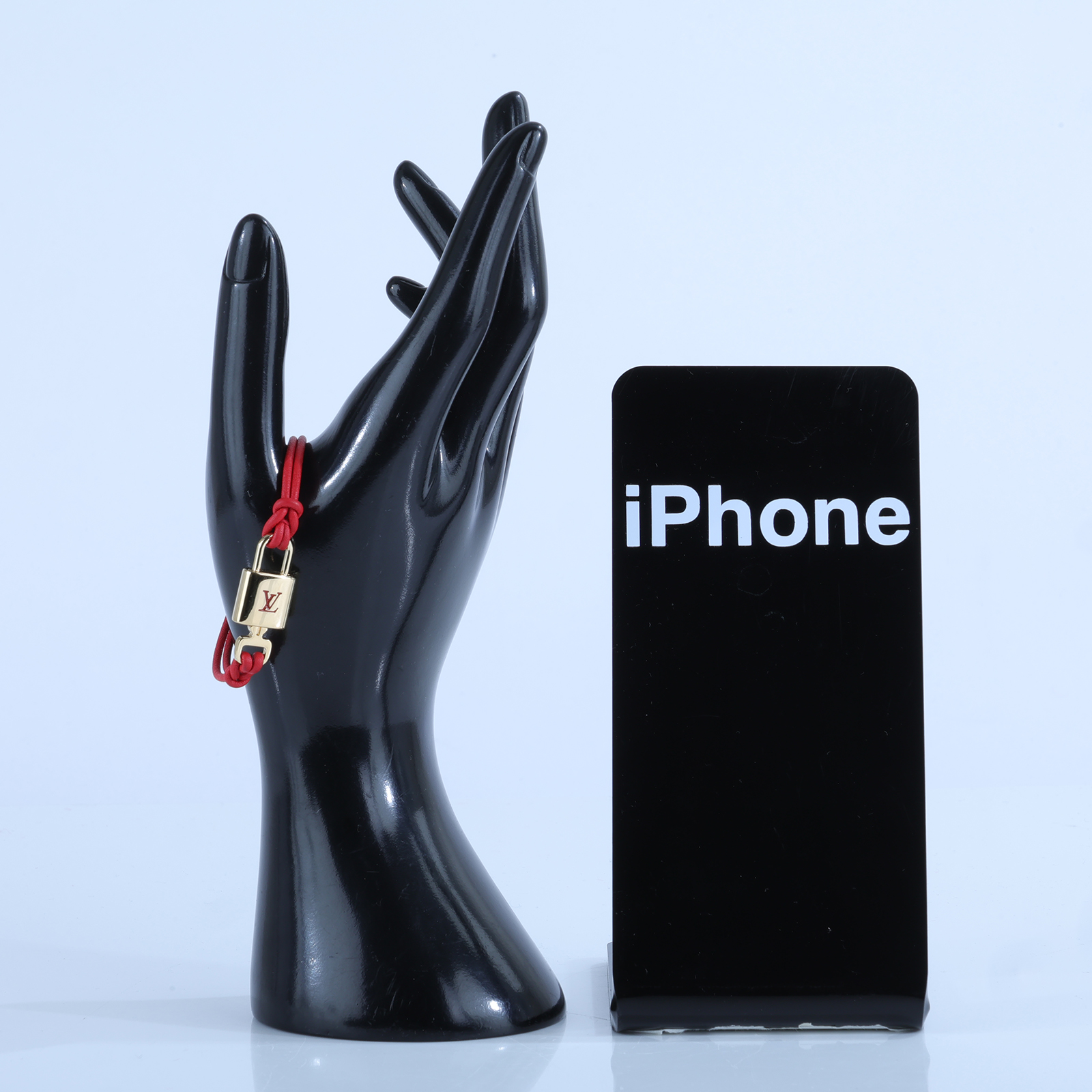 路易威登 LOUIS VUITTON LV Padlock 手鐲 紅色 M8139F 紅PADLOCK手環 原廠盒子/內襯