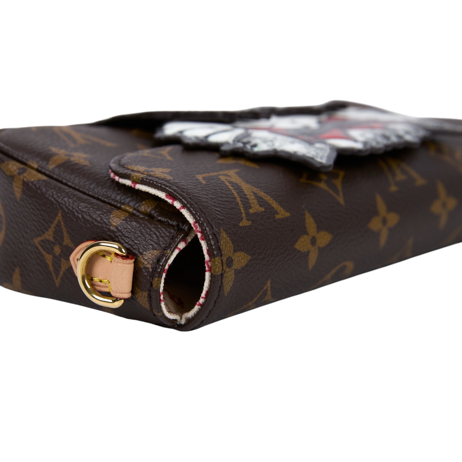 路易威登 LOUIS VUITTON Wallet on Chain 肩背包 手拿包 M15148 晶片款  原廠盒子/防塵袋/背帶/鍊帶