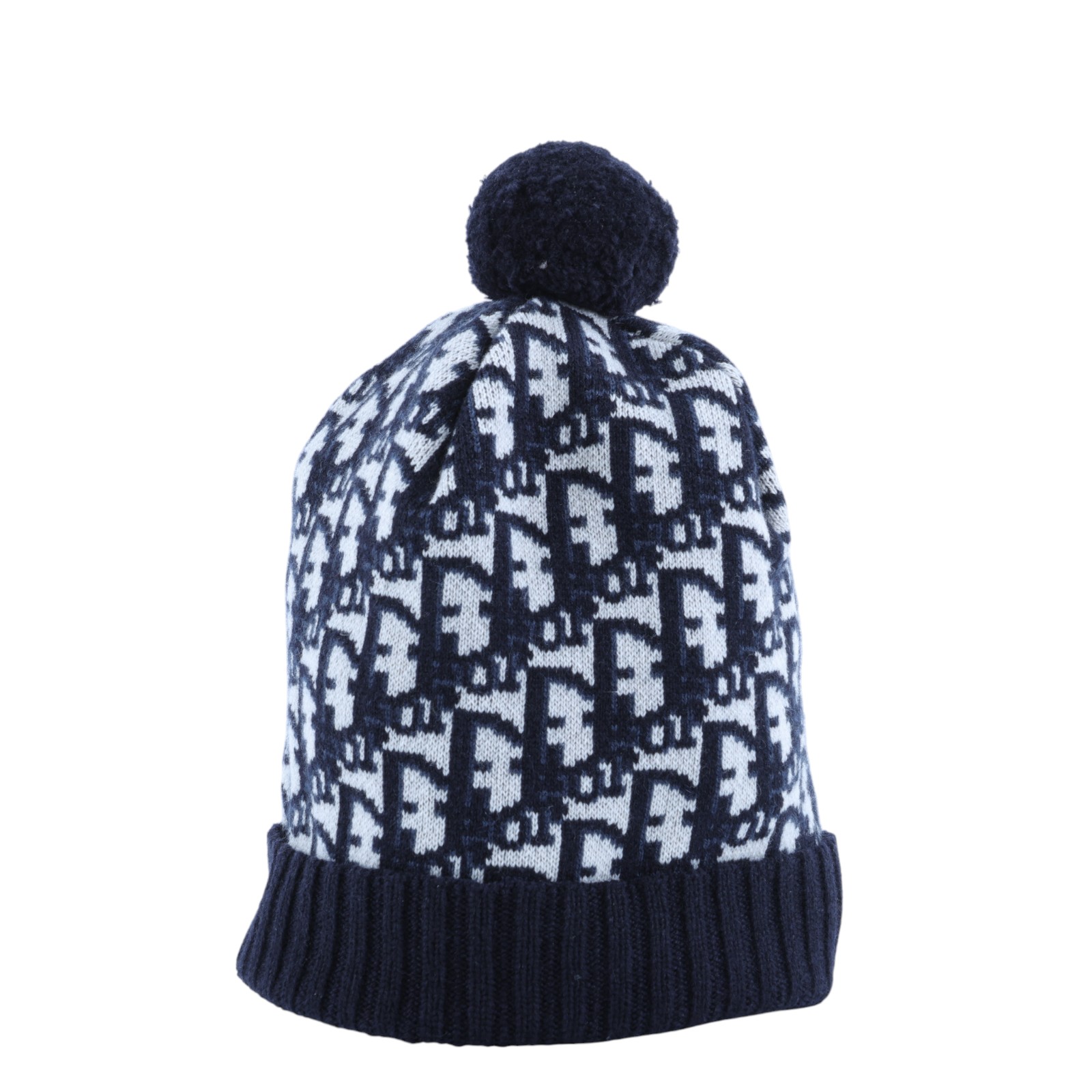 迪奧 CHRISTIAN DIOR 針織帽 25DOB701I099 老花BEANIE毛線帽 原廠盒子