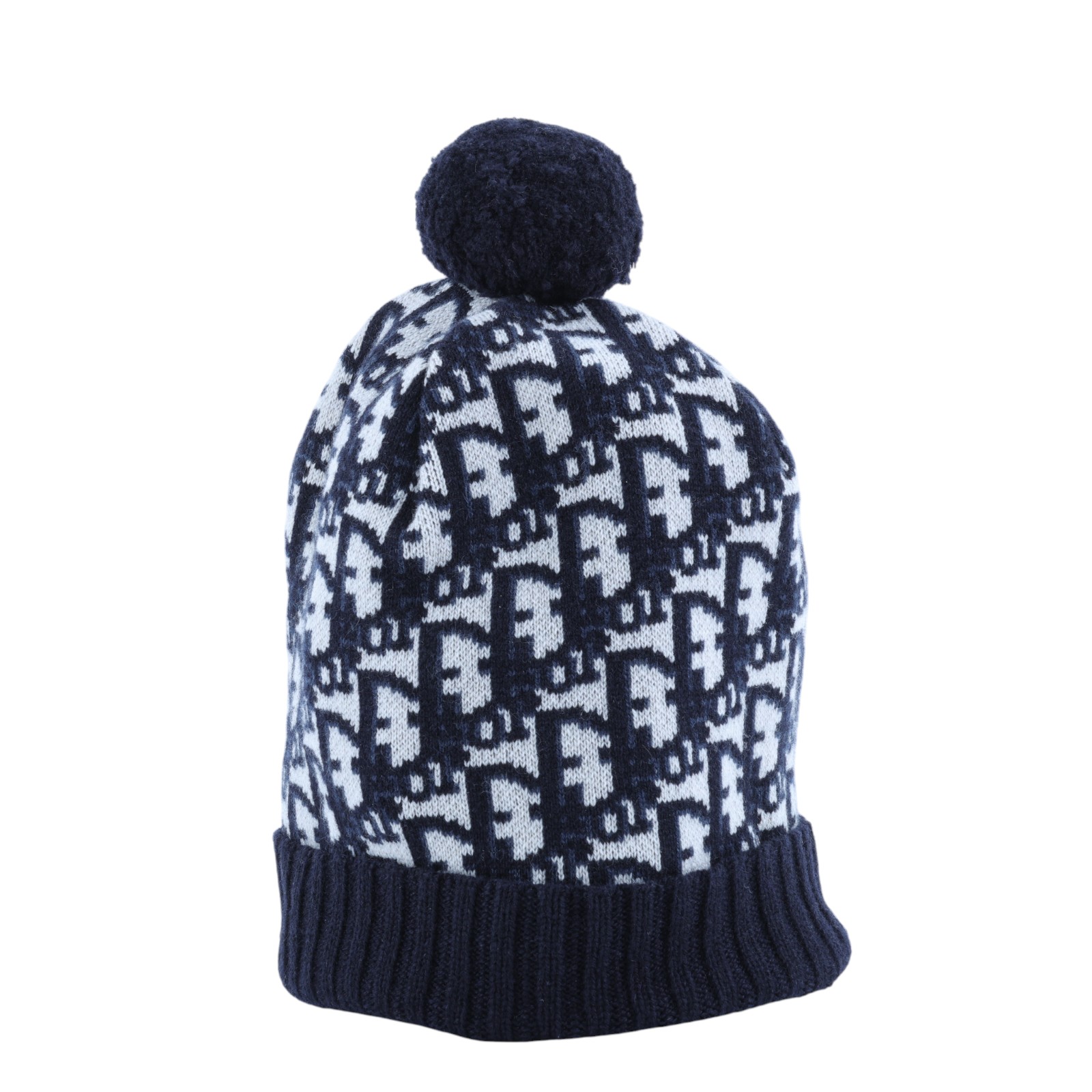 迪奧 CHRISTIAN DIOR 針織帽 25DOB701I099 老花BEANIE毛線帽 原廠盒子