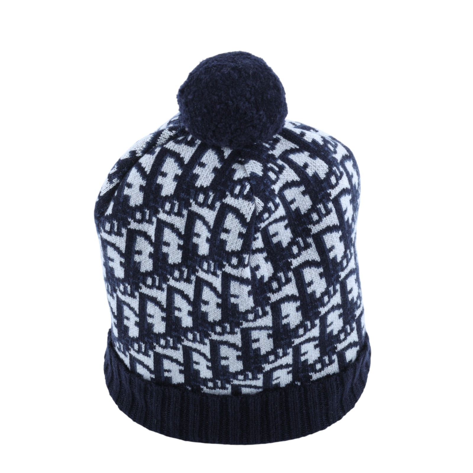 迪奧 CHRISTIAN DIOR 針織帽 25DOB701I099 老花BEANIE毛線帽 原廠盒子