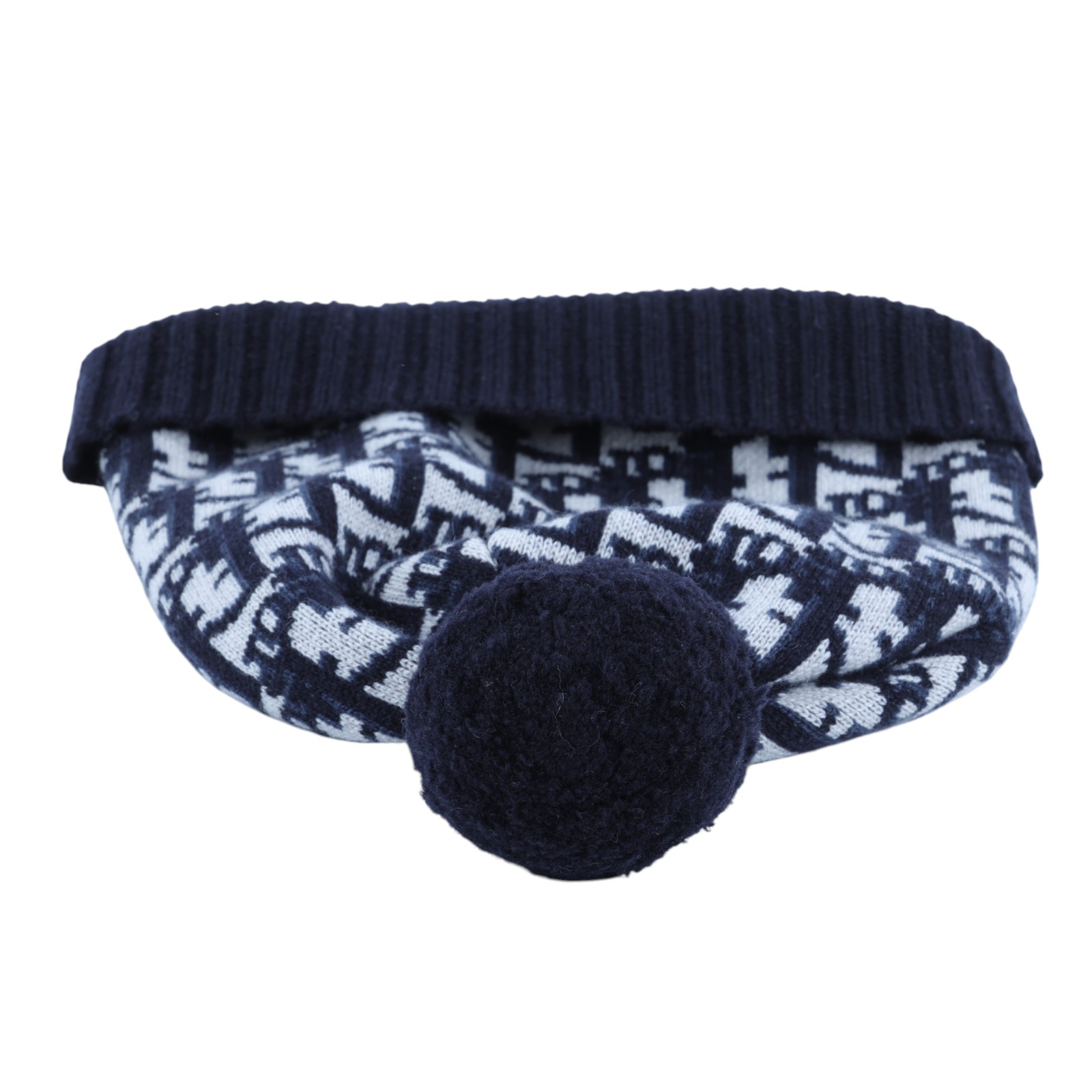 迪奧 CHRISTIAN DIOR 針織帽 25DOB701I099 老花BEANIE毛線帽 原廠盒子