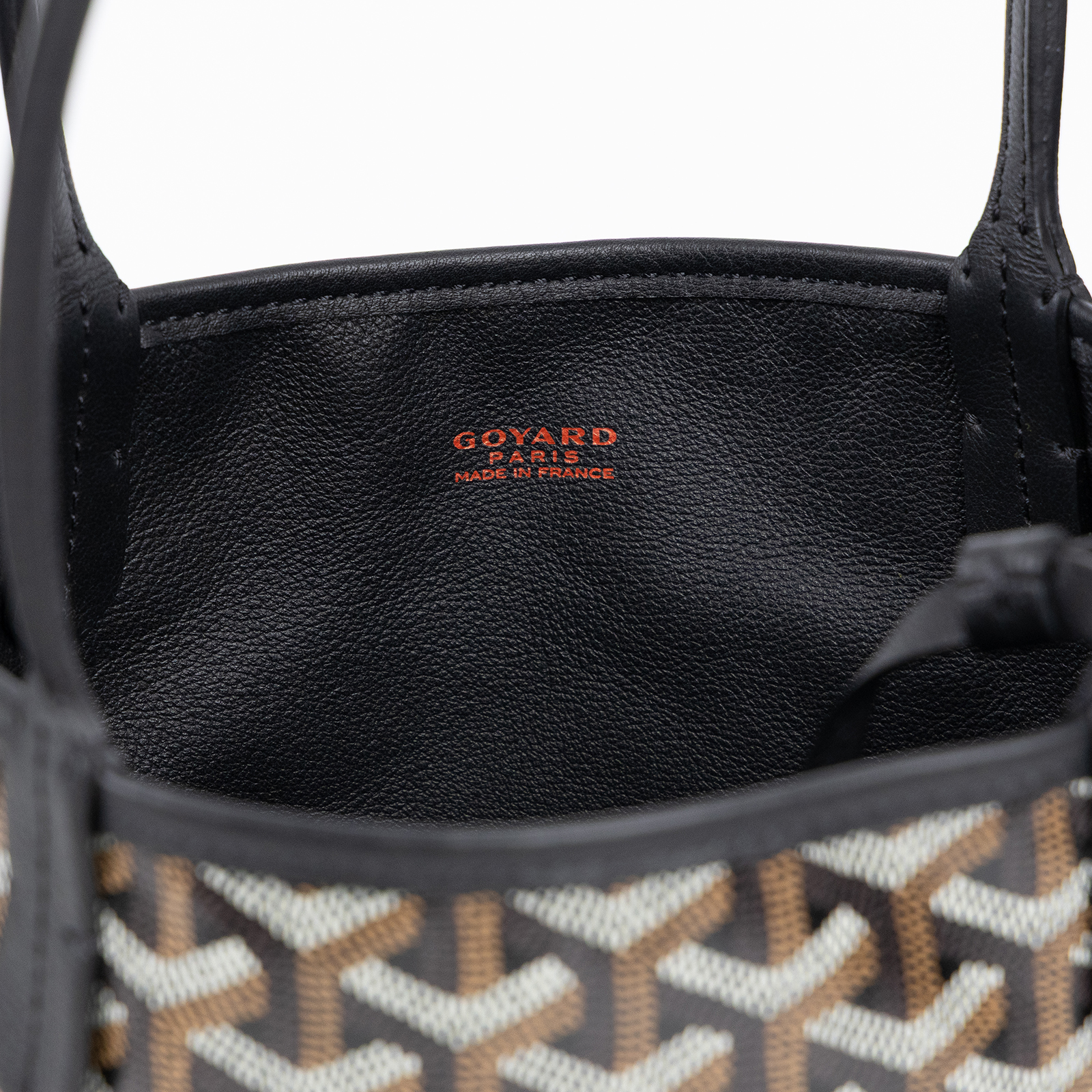 高雅德 GOYARD Anjou Mini Bag 托特包 ANJOUSMINCG 黑ANJOU MINI 防塵袋/購買證明影本