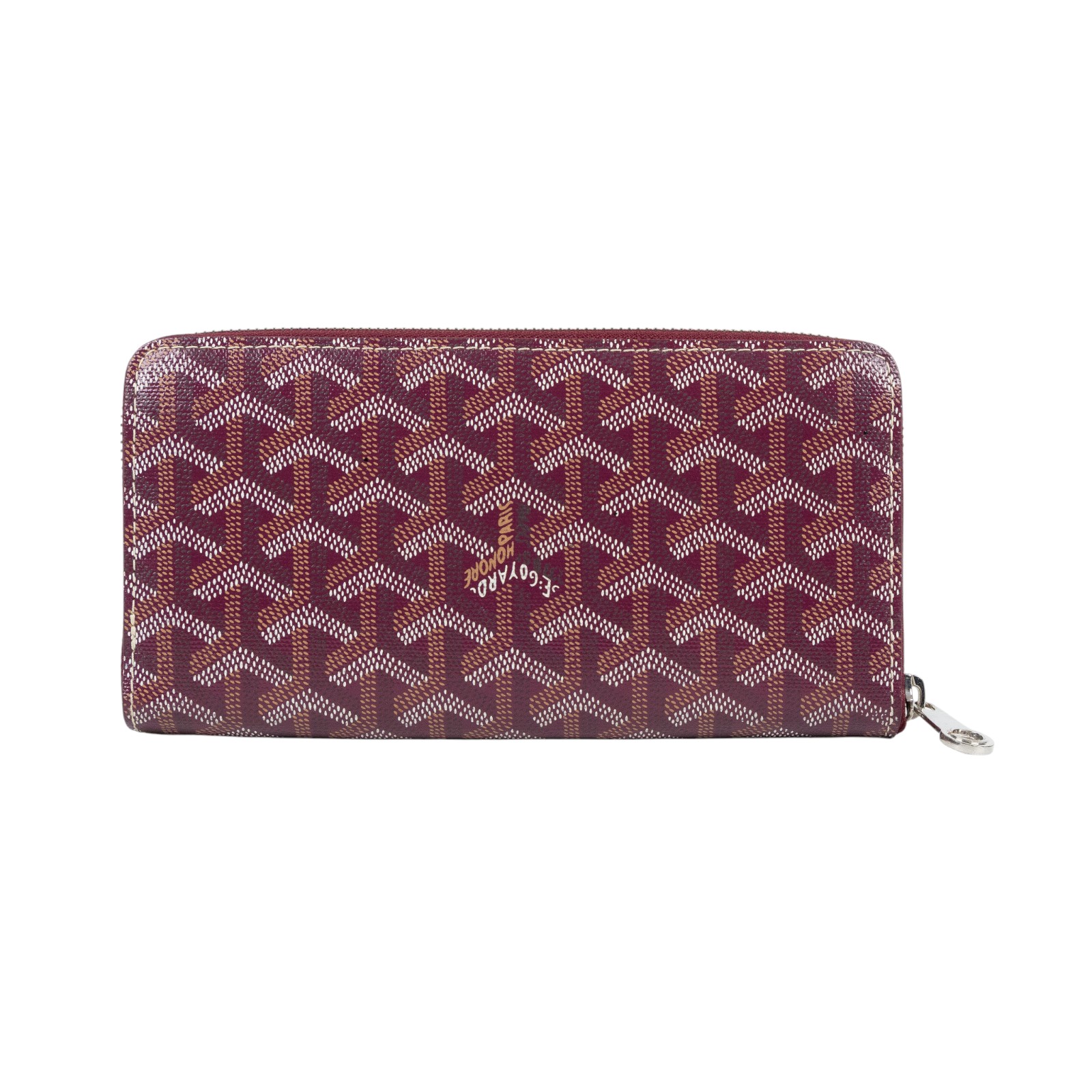 高雅德 GOYARD Matignon GM Wallet 錢包 拉鍊 長夾 MATIG2GMLTY 酒紅長夾 無附屬品