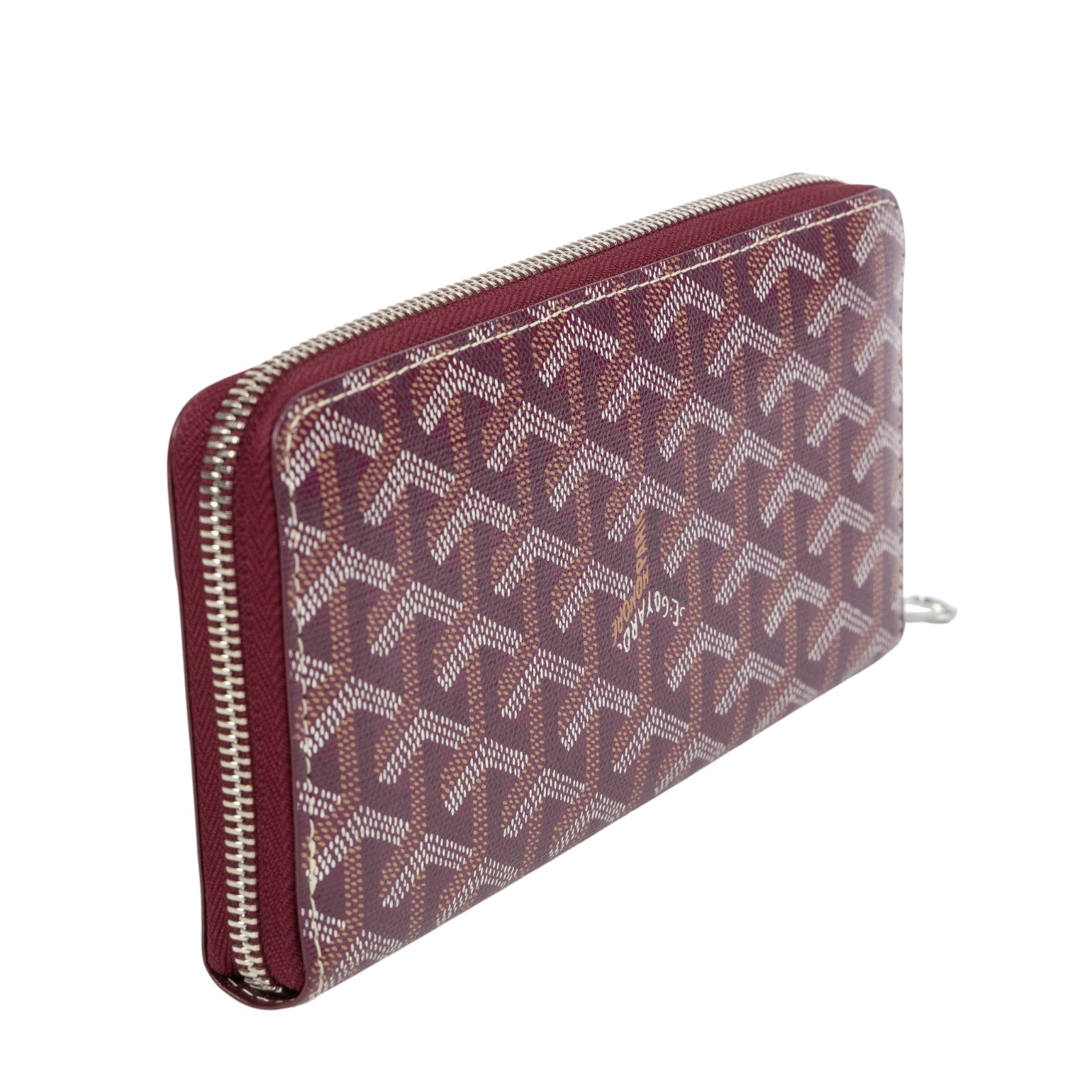 高雅德 GOYARD Matignon GM Wallet 錢包 拉鍊 長夾 MATIG2GMLTY 酒紅長夾 無附屬品