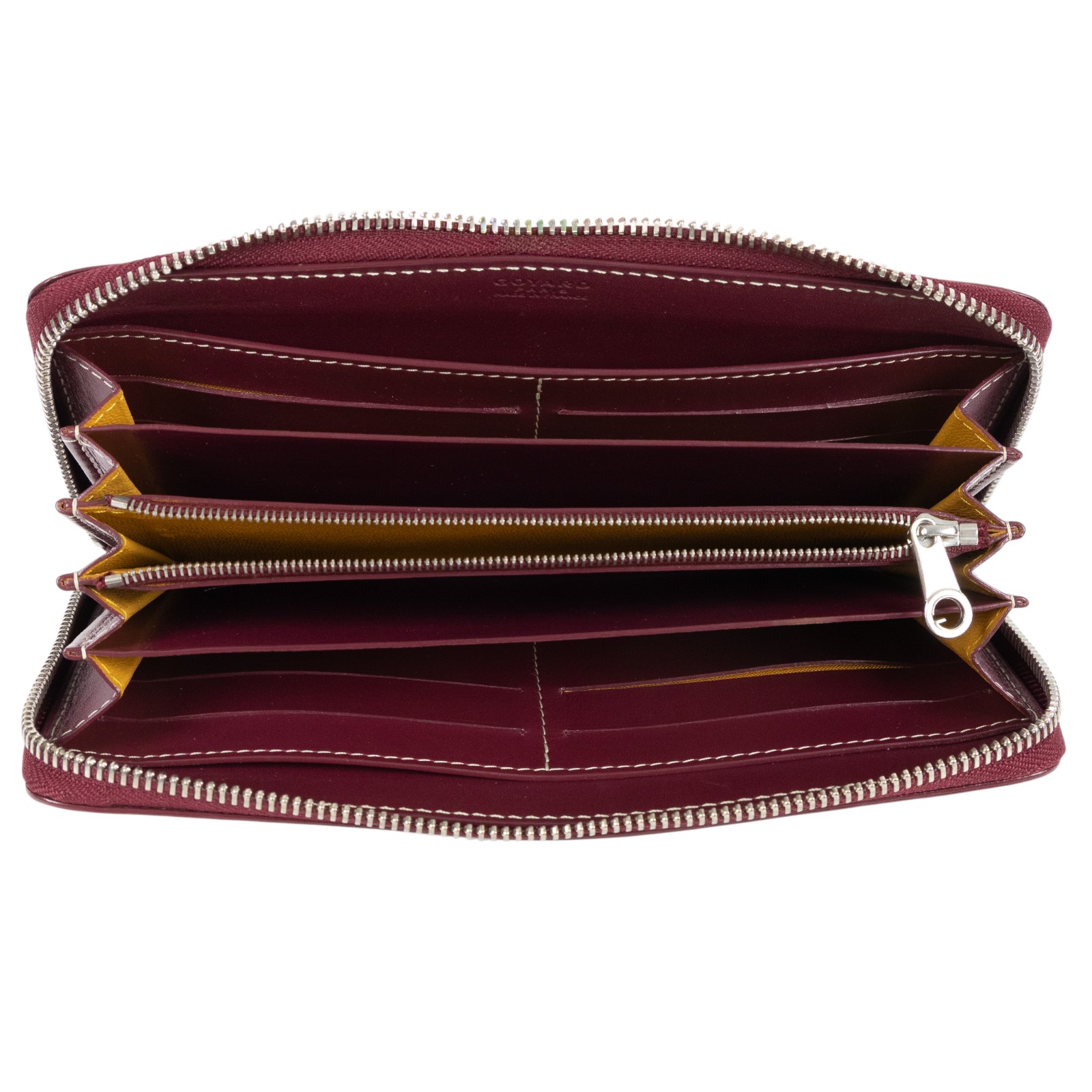 高雅德 GOYARD Matignon GM Wallet 錢包 拉鍊 長夾 MATIG2GMLTY 酒紅長夾 無附屬品