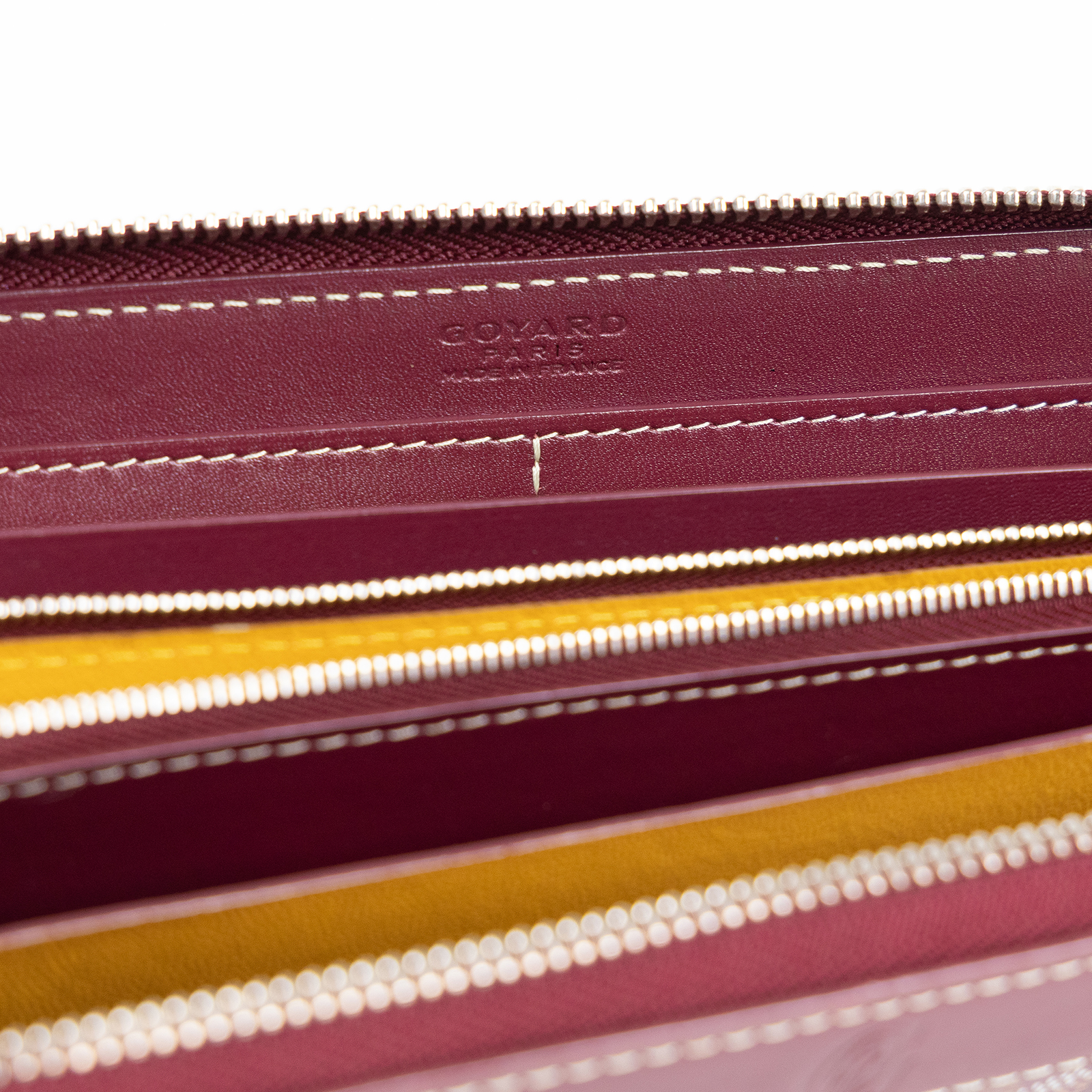 高雅德 GOYARD Matignon GM Wallet 錢包 拉鍊 長夾 MATIG2GMLTY 酒紅長夾 無附屬品