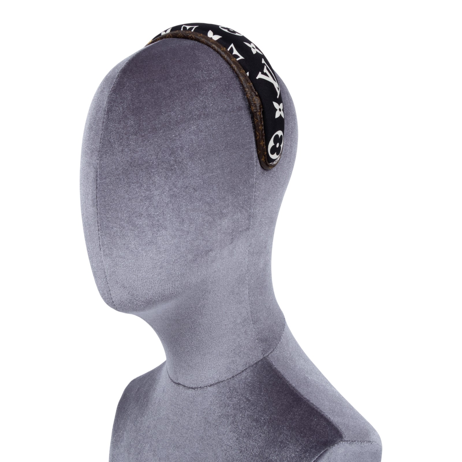 路易威登 LOUIS VUITTON 髮箍 髮飾 頭飾 M77394 黑白原花髮箍 無附屬品